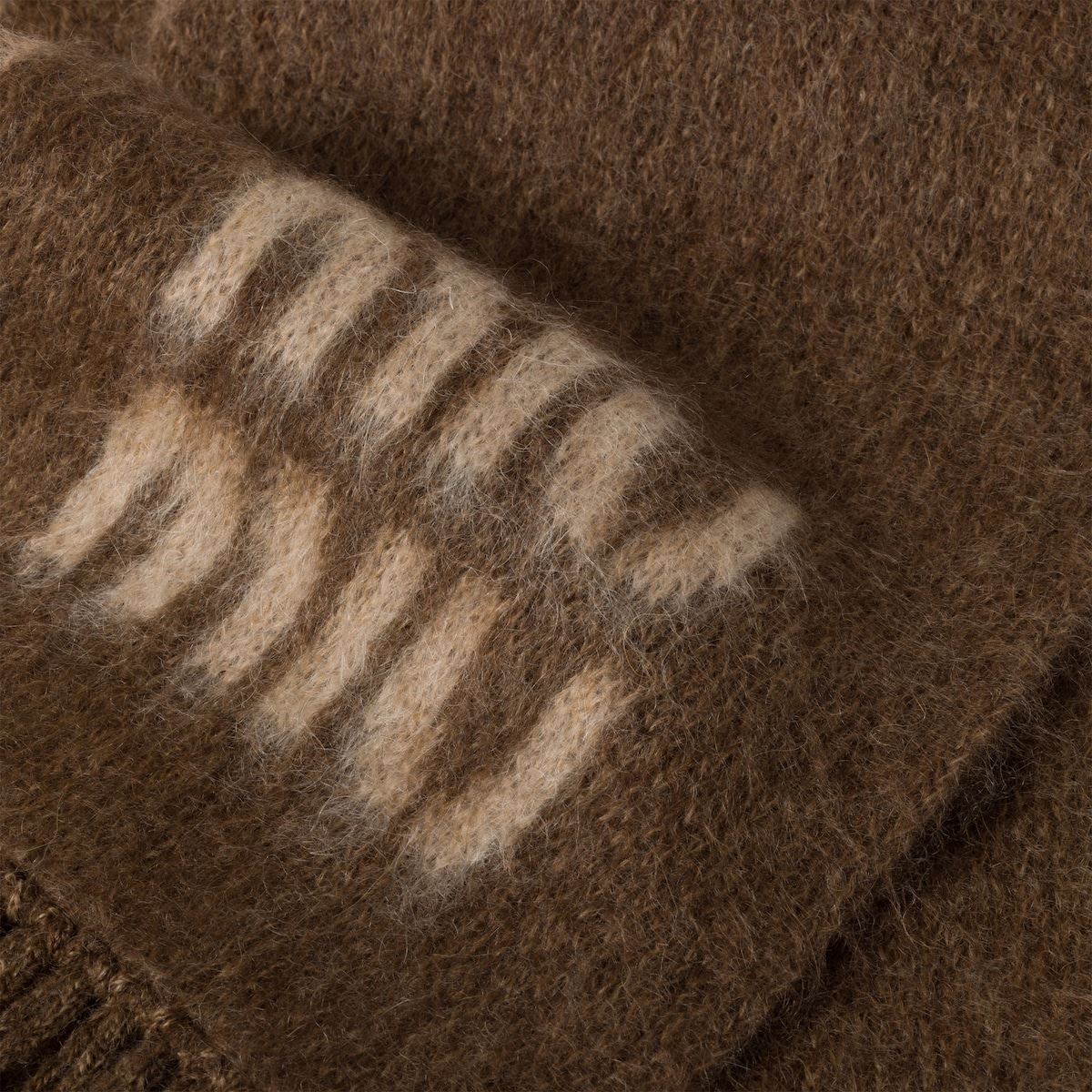 wool and mohair scarf-MIU MIU-Verso