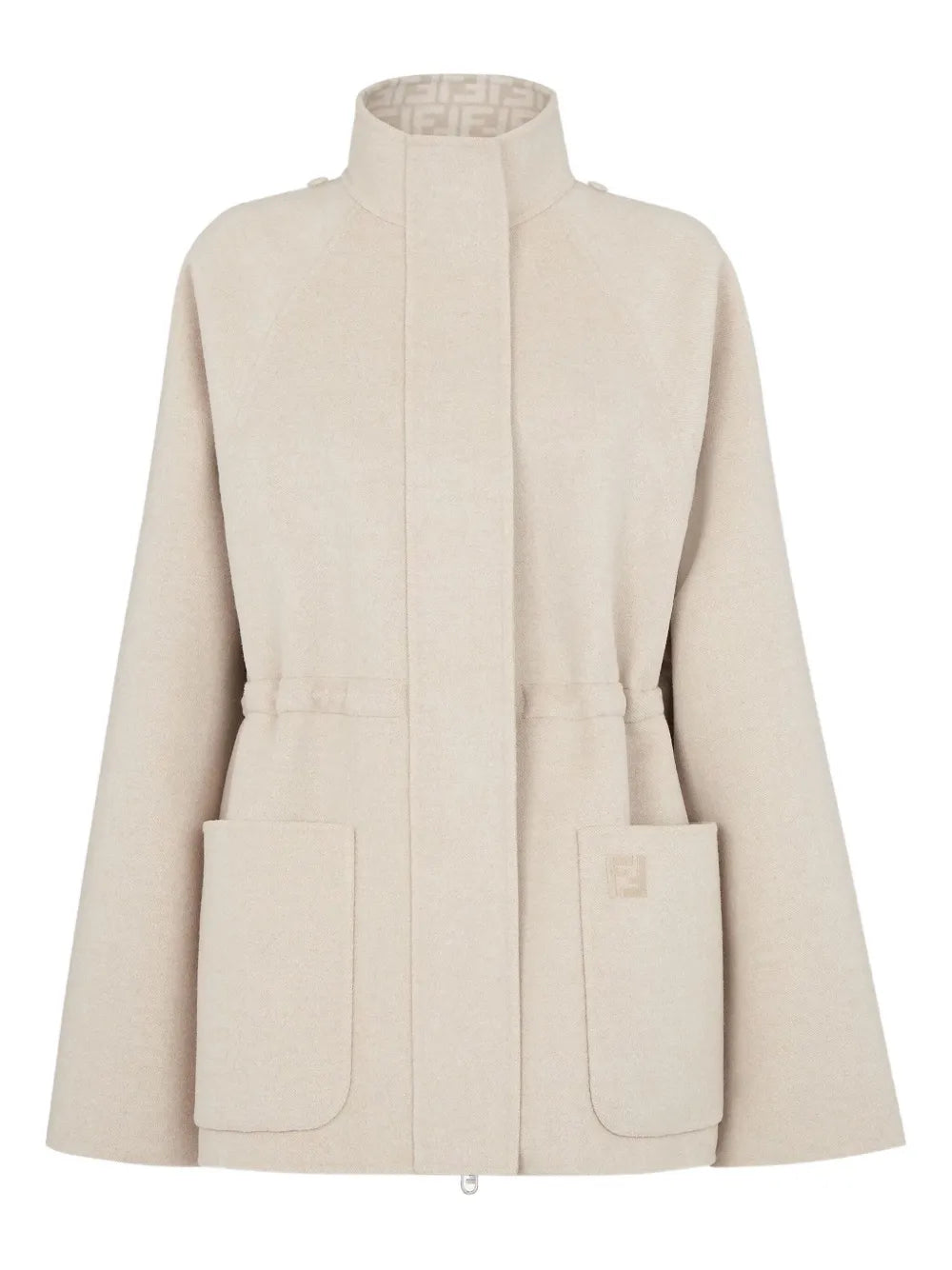 Wool Blend Jacket-FENDI-Verso