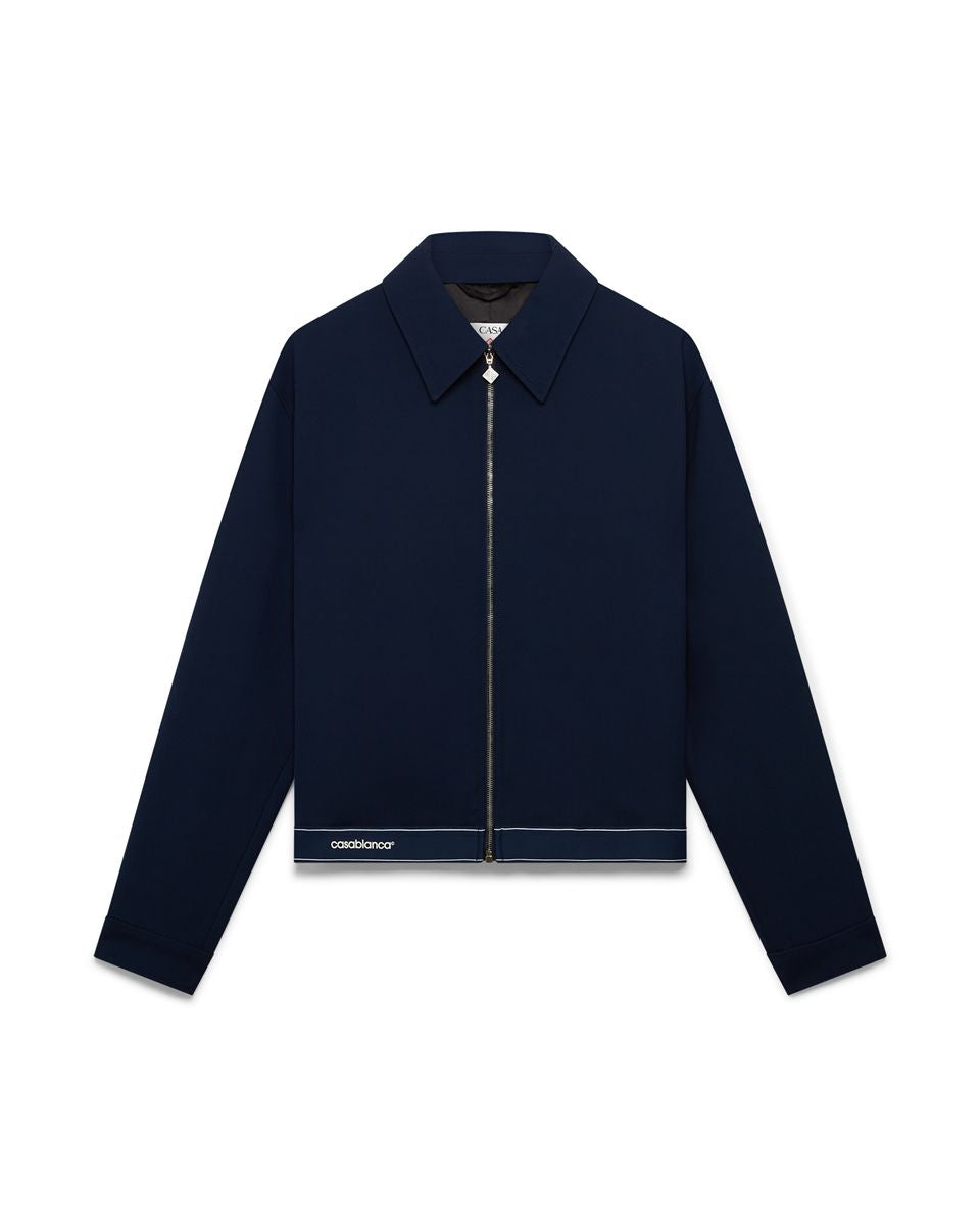 Wool blend sports jacket-CASABLANCA-Verso