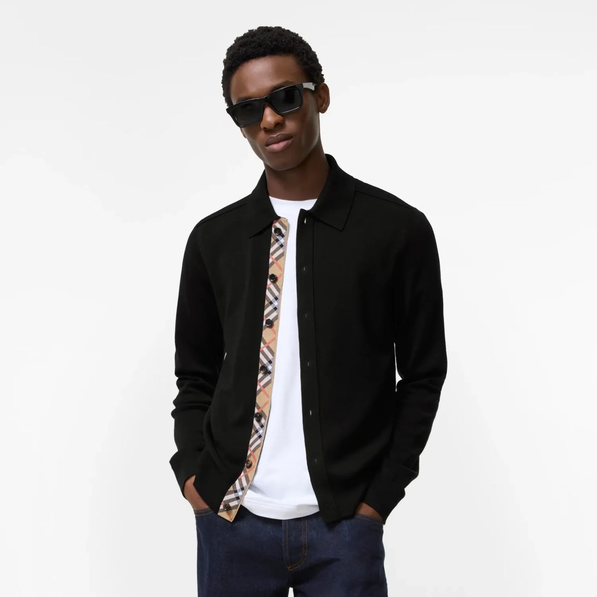 Wool cardigan-BURBERRY-Verso