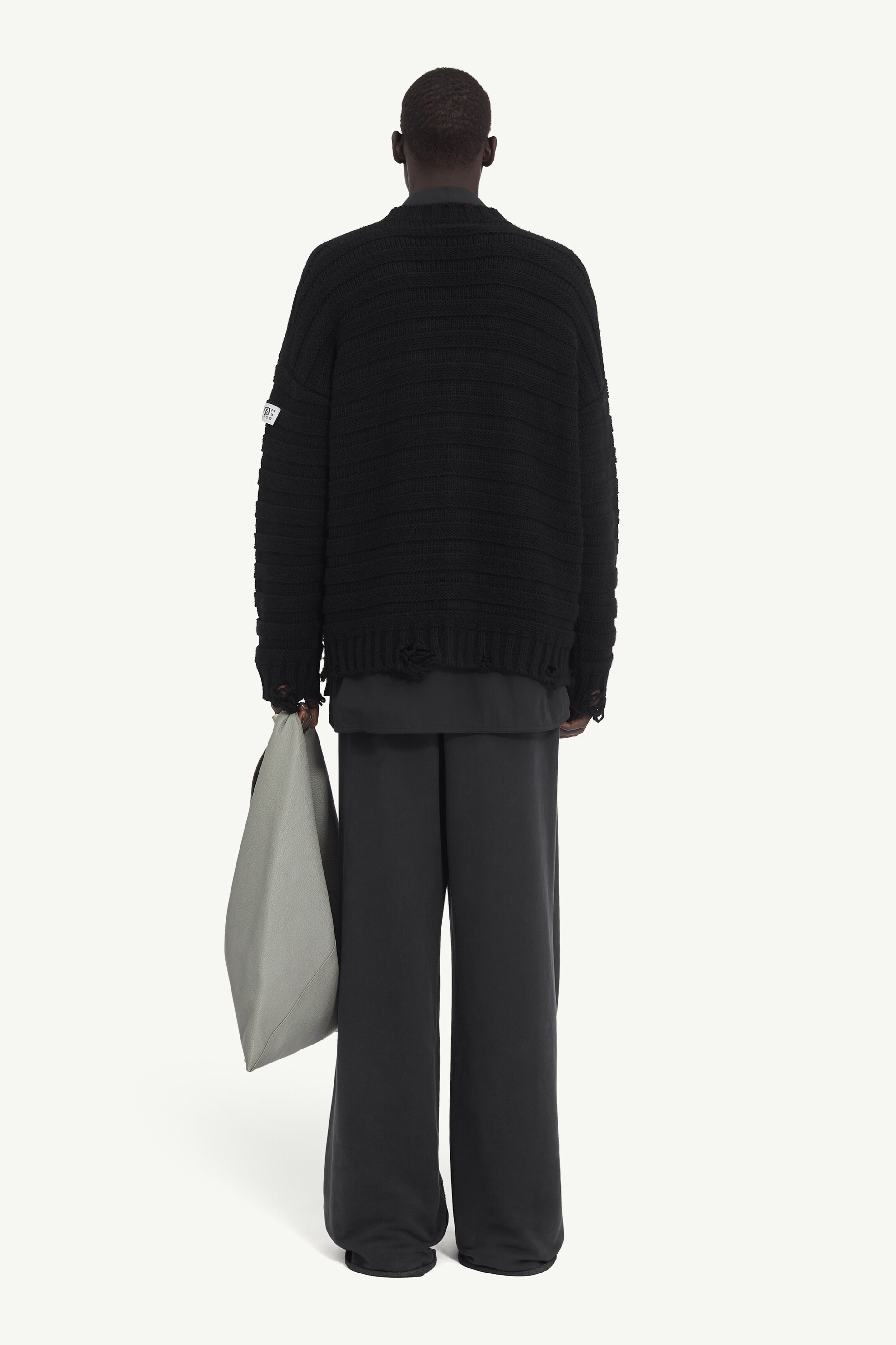 Wool cardigan-MM6-Verso