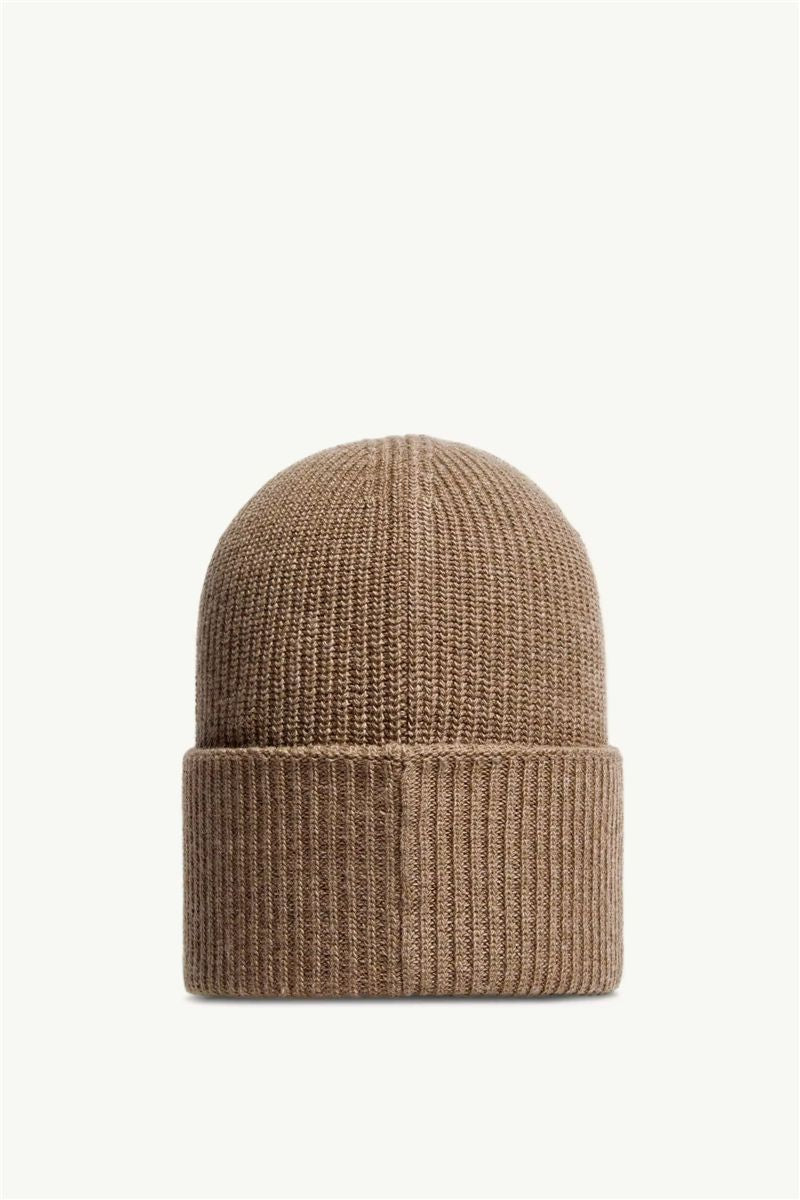 Wool & cashmere blend beanie-MONCLER-Verso