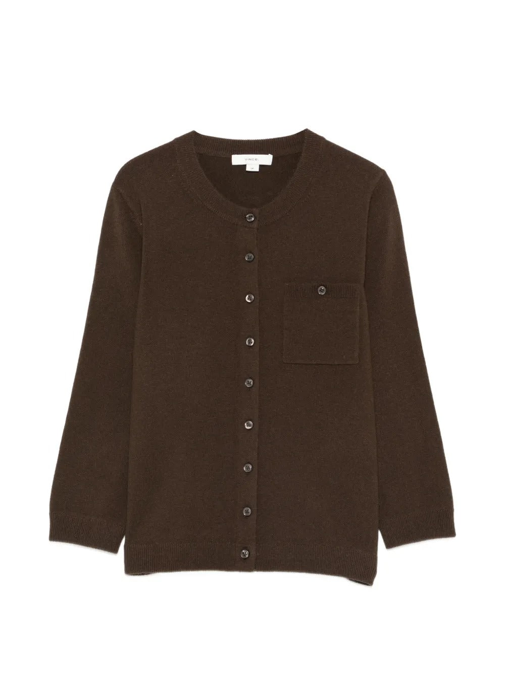 Wool & Cashmere-blend Pocket Cardigan-VINCE-Verso