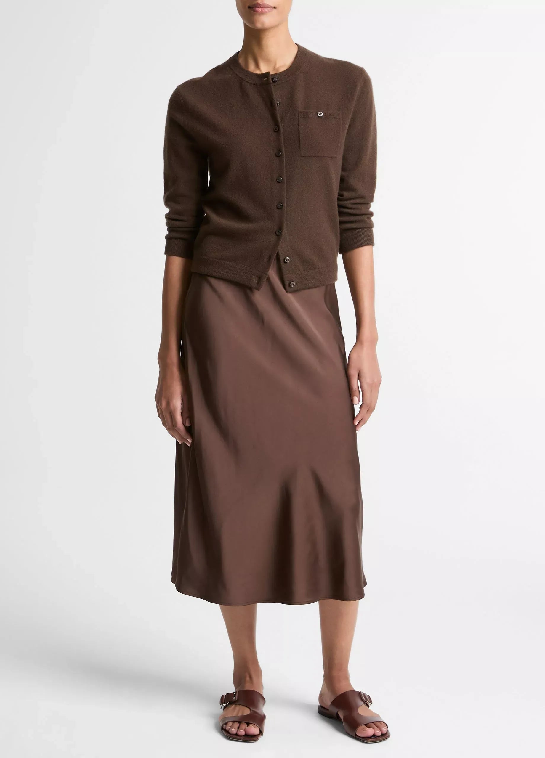 Wool & cashmere-blend pocket cardigan-VINCE-Verso