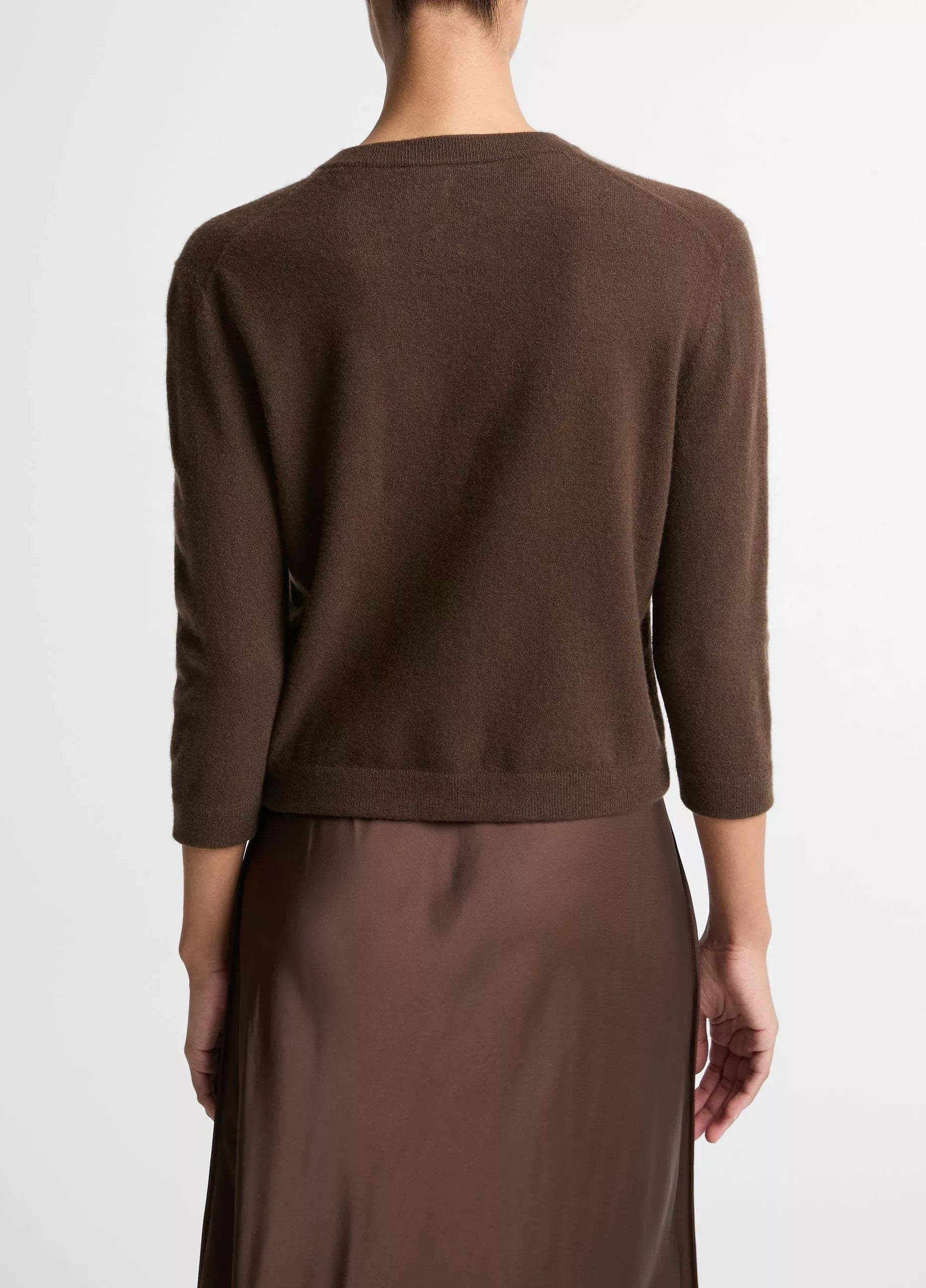 Wool & cashmere-blend pocket cardigan-VINCE-Verso