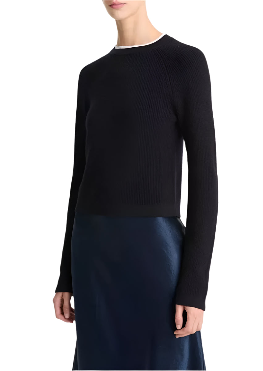 WOOL-CASHMERE DOUBLE-NECK SWEATER-VINCE-Verso
