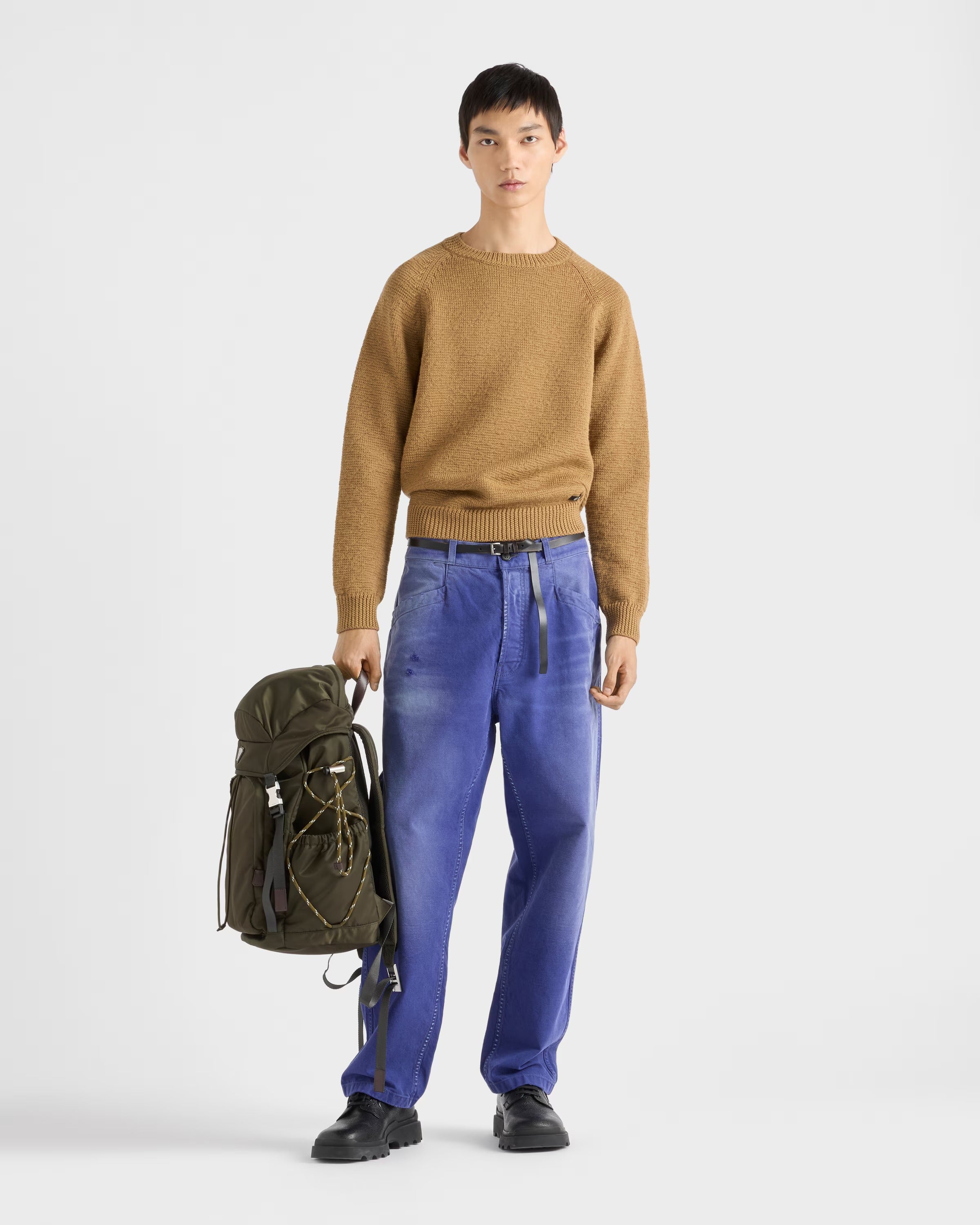 Wool Crew-neck Sweater-PRADA-Verso