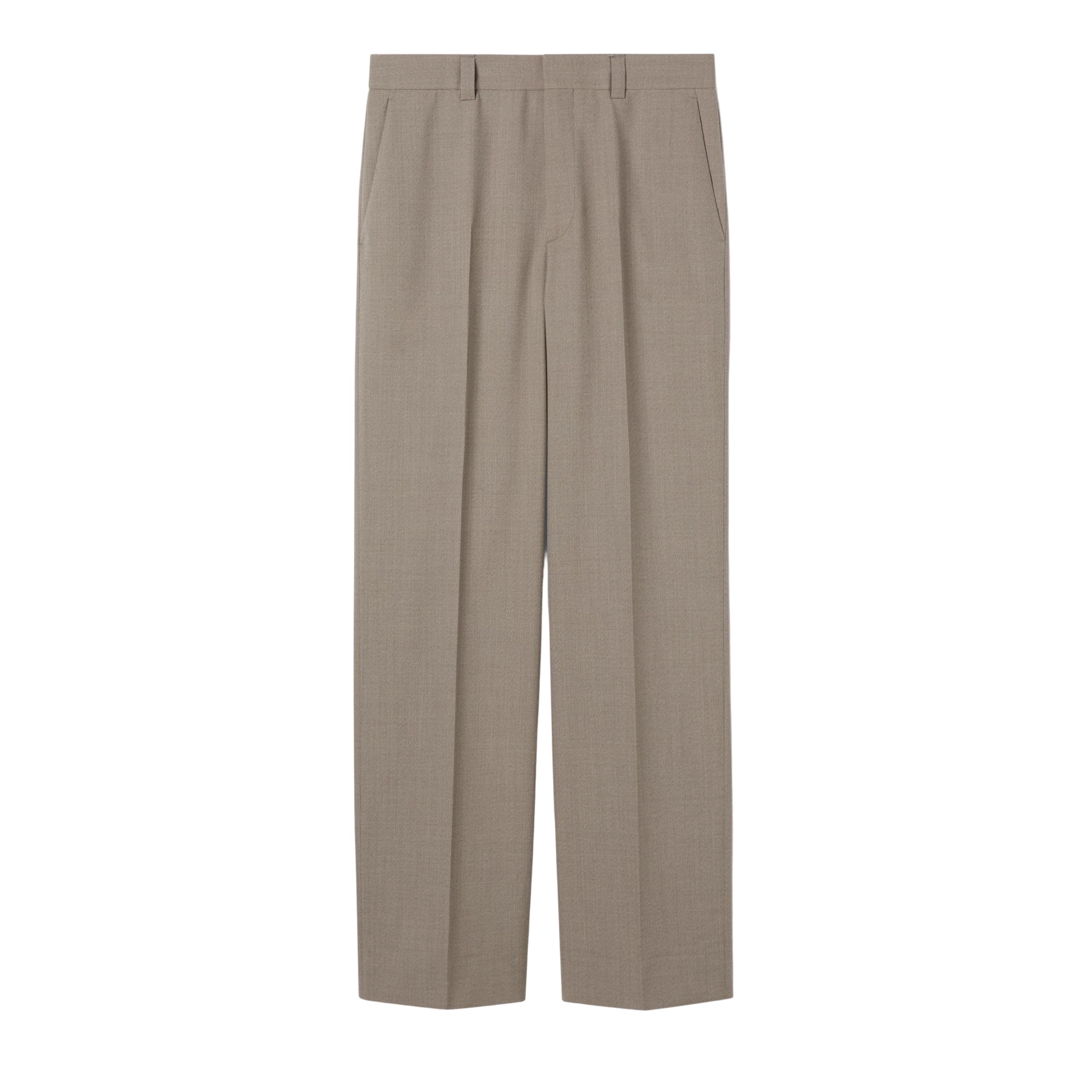 Wool mouliné trousers-GUCCI-Verso