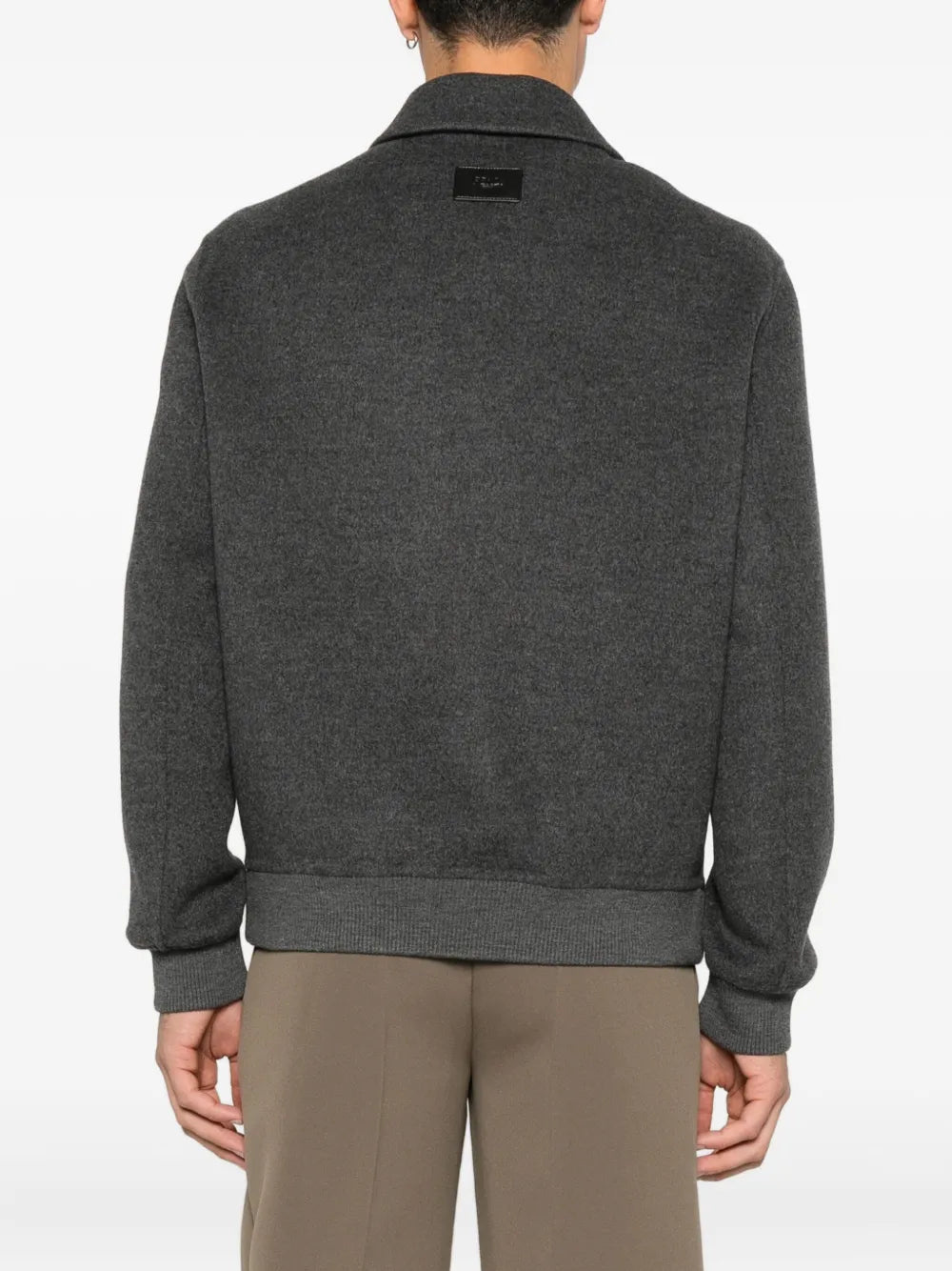 Wool overshirt-FENDI-Verso