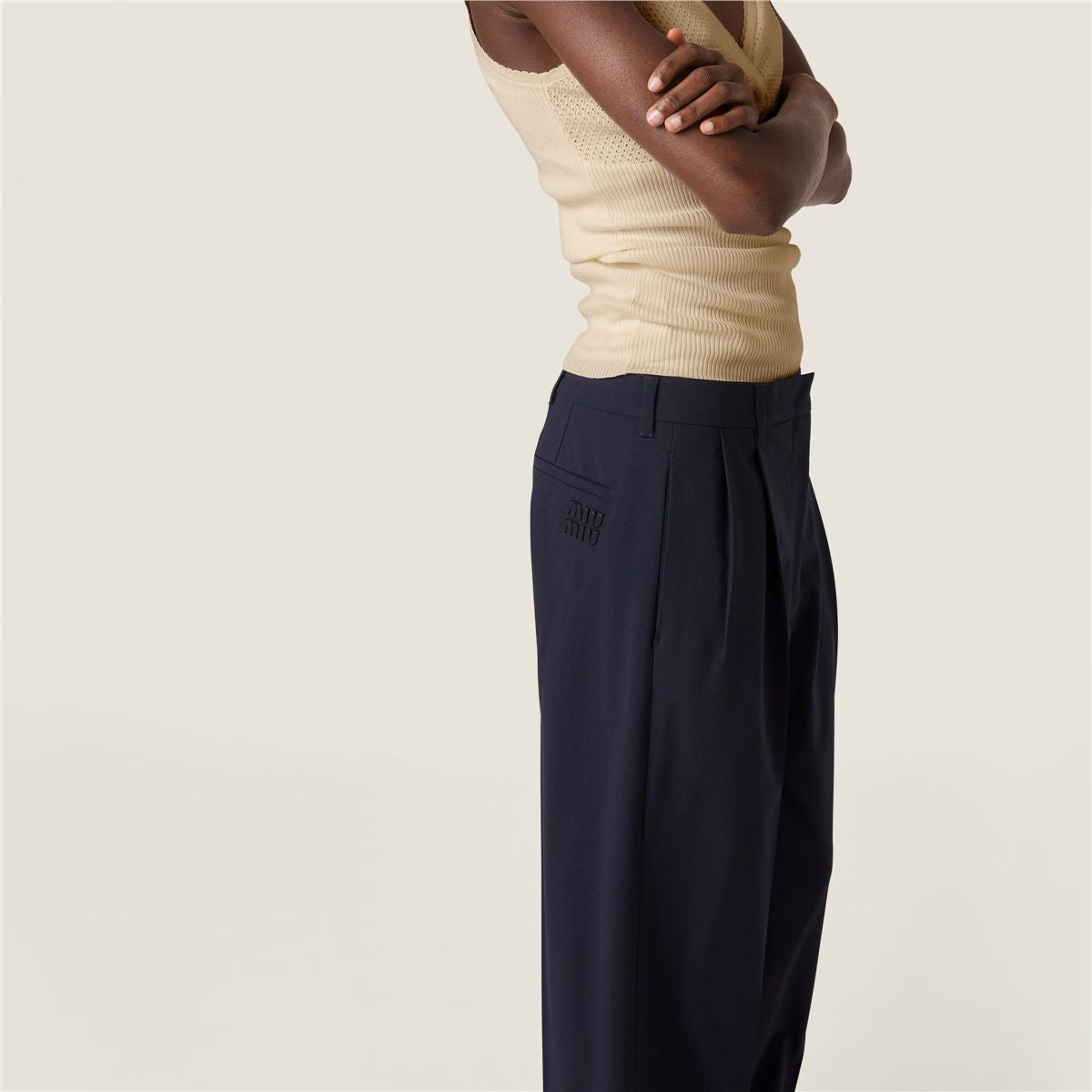 Wool pants-MIU MIU-Verso