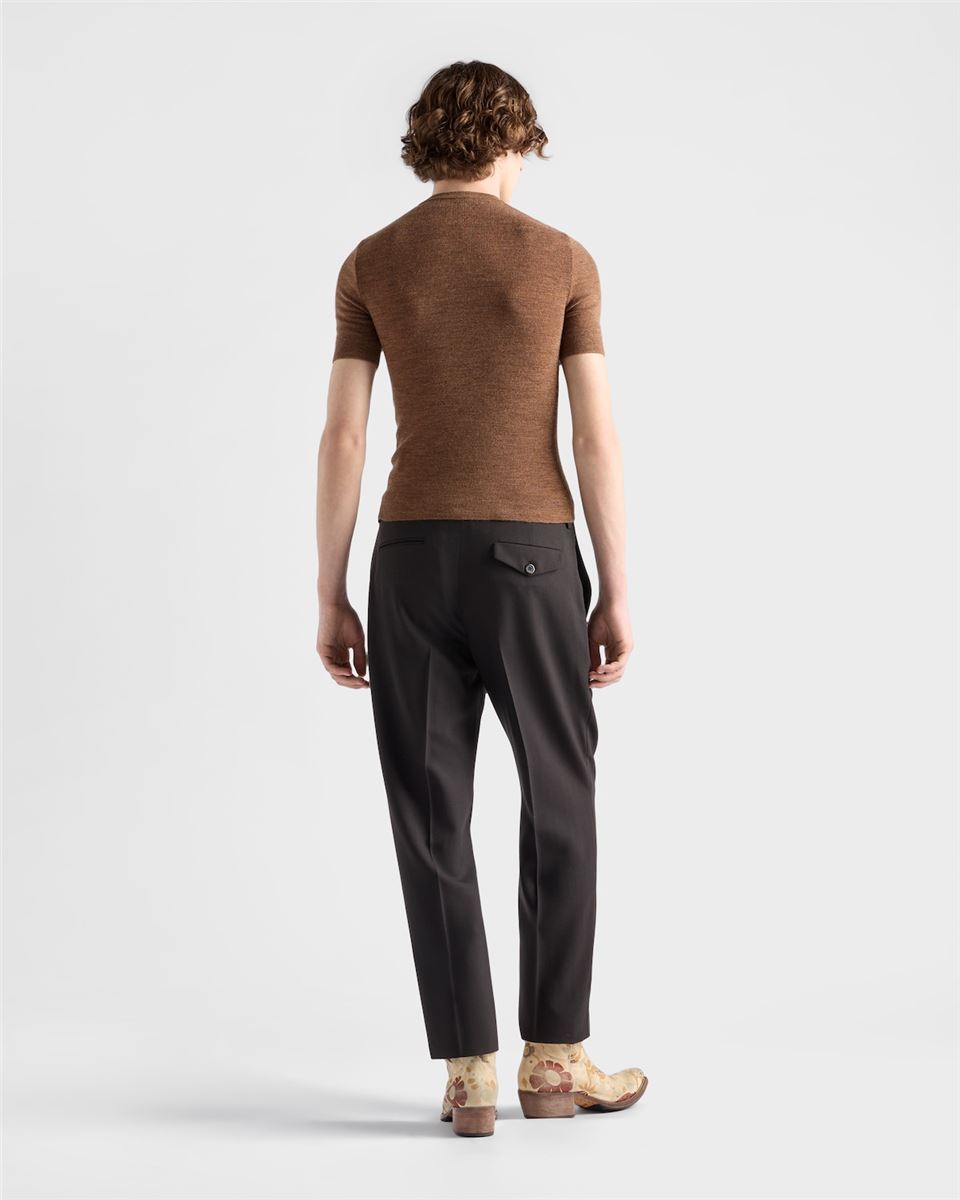wool pants-PRADA-Verso