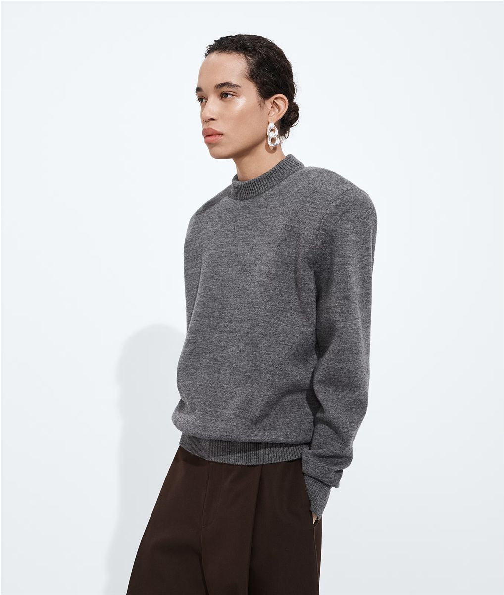 Wool Tailored Sweater