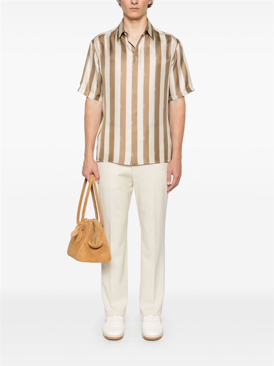 WOOL TAILORED TROUSERS-FENDI-Verso