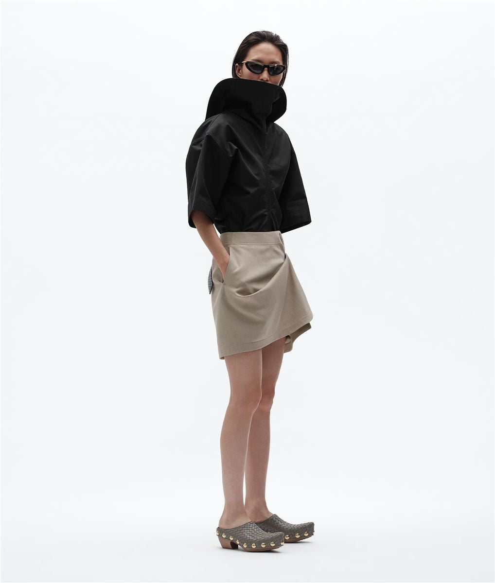 Wool twill skirt-BOTTEGA VENETA-Verso