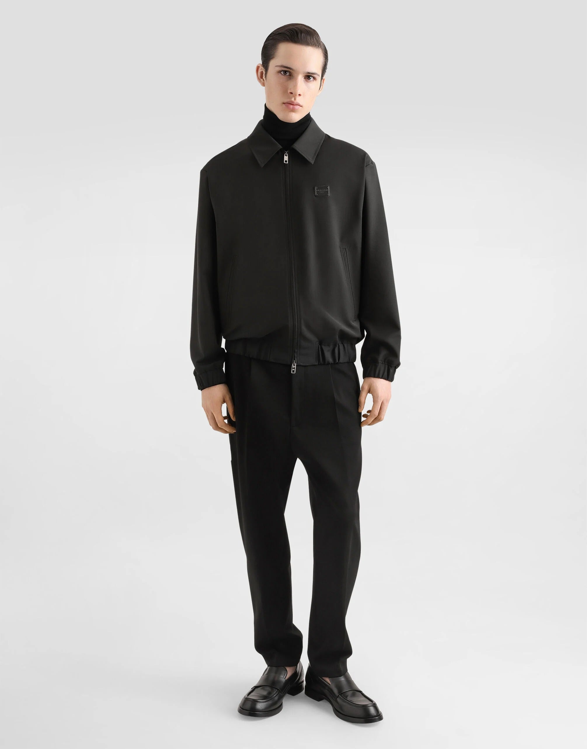 WOOLEN JACKET WITH TAG-DOLCE & GABBANA-Verso