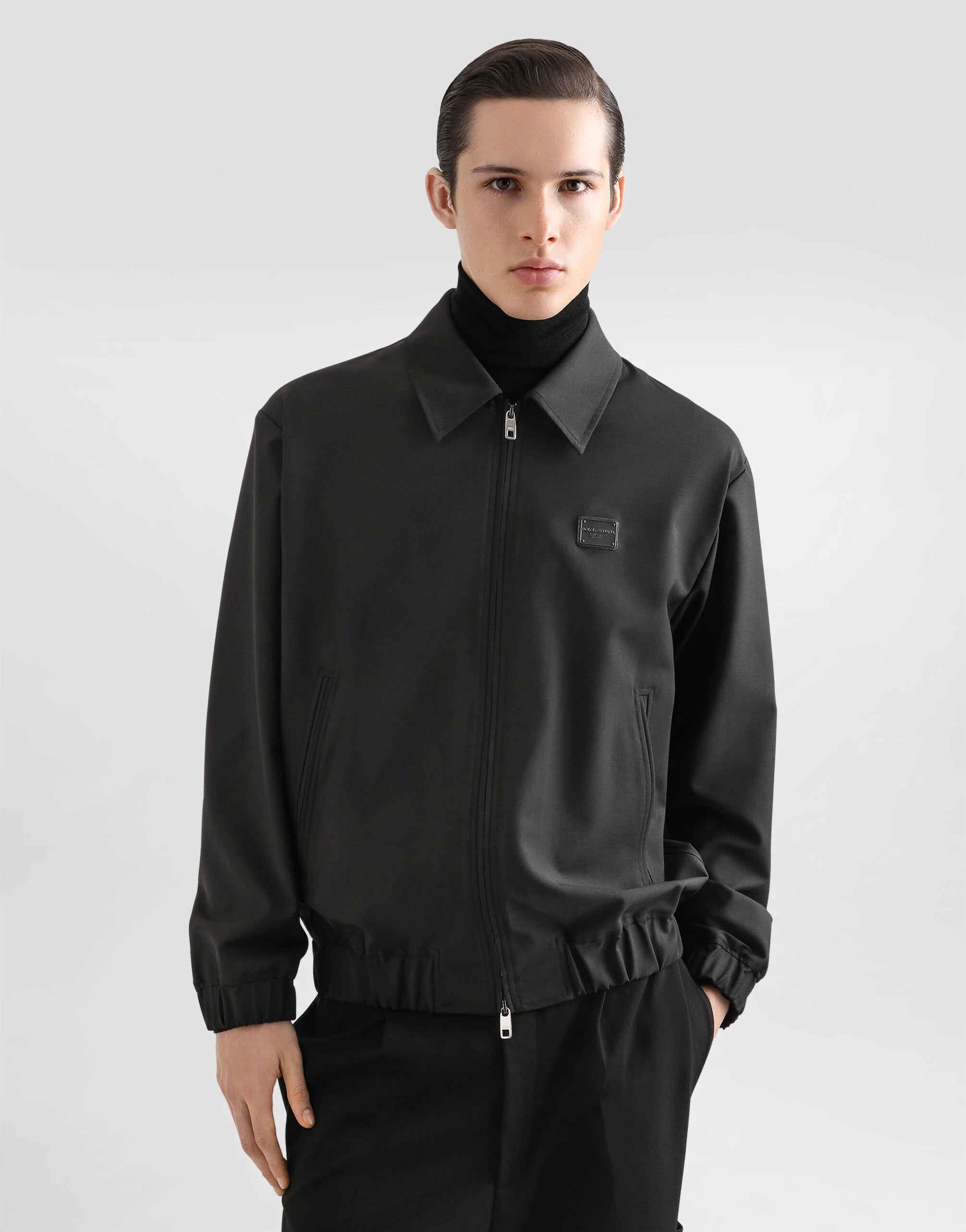 WOOLEN JACKET WITH TAG-DOLCE & GABBANA-Verso