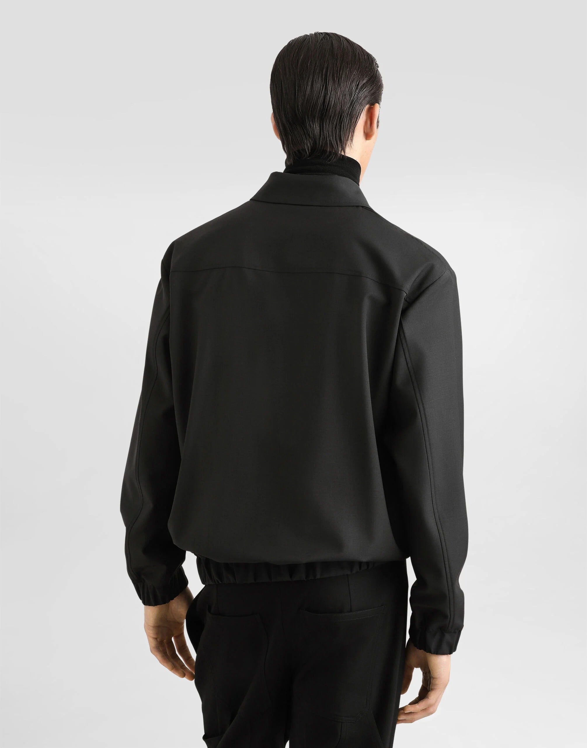 WOOLEN JACKET WITH TAG-DOLCE & GABBANA-Verso