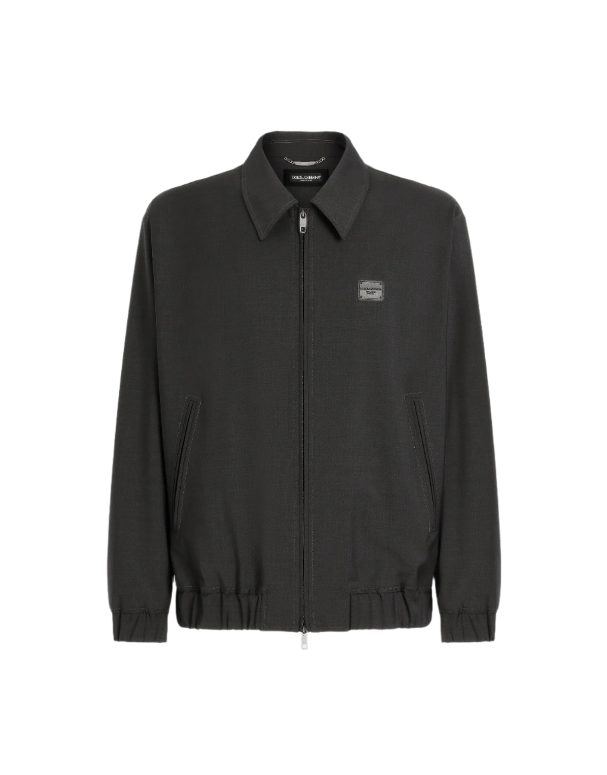 WOOLEN JACKET WITH TAG-DOLCE & GABBANA-Verso