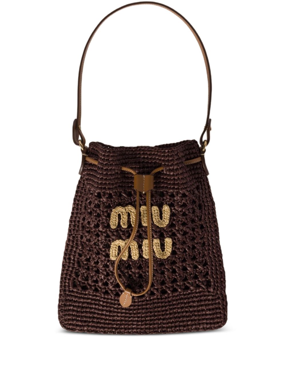 WOVEN FABRIC MINI-BAG-MIU MIU-Verso