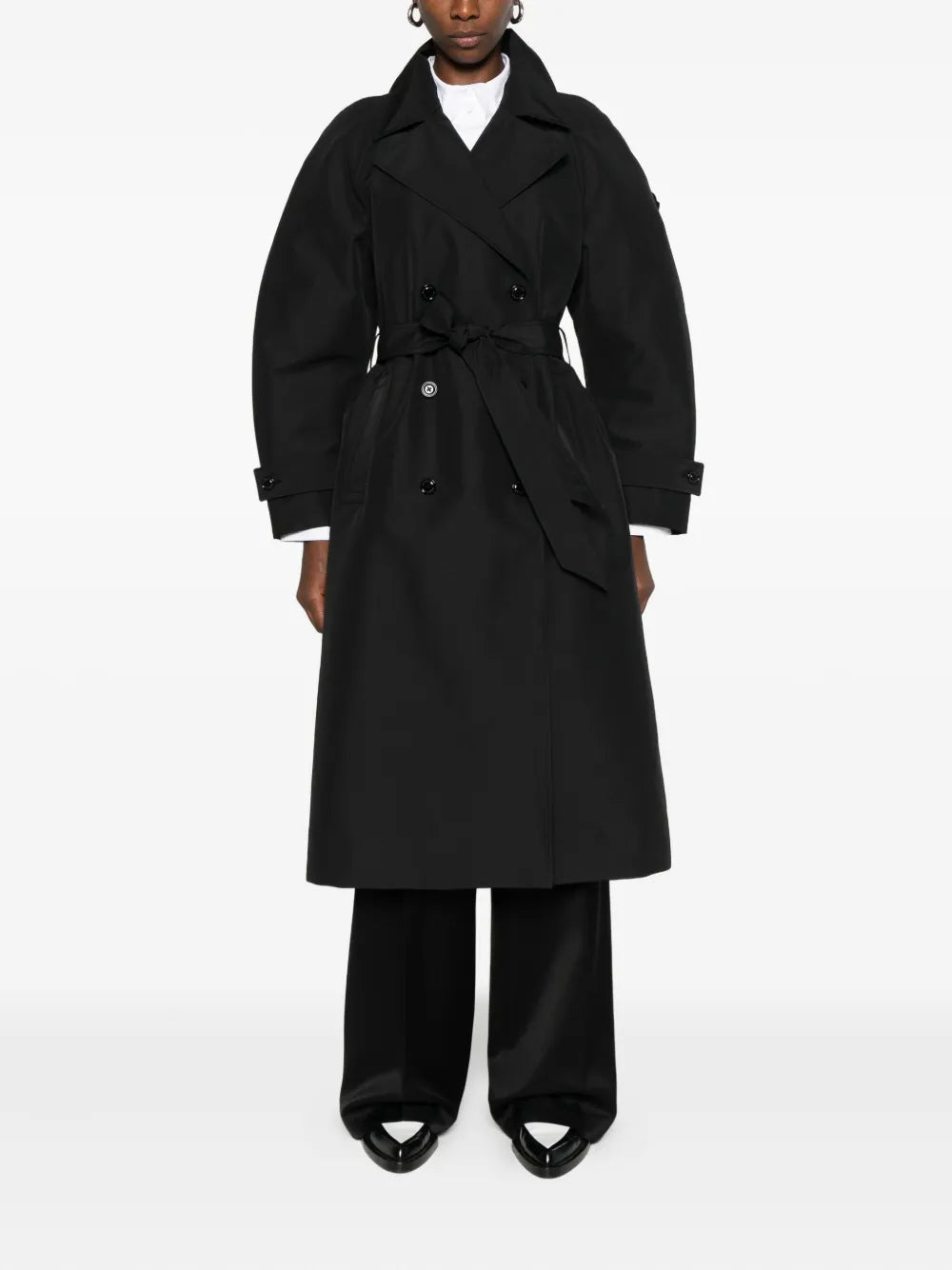X ee72 by edward enninful double-breasted belted trench coat-MONCLER-Verso