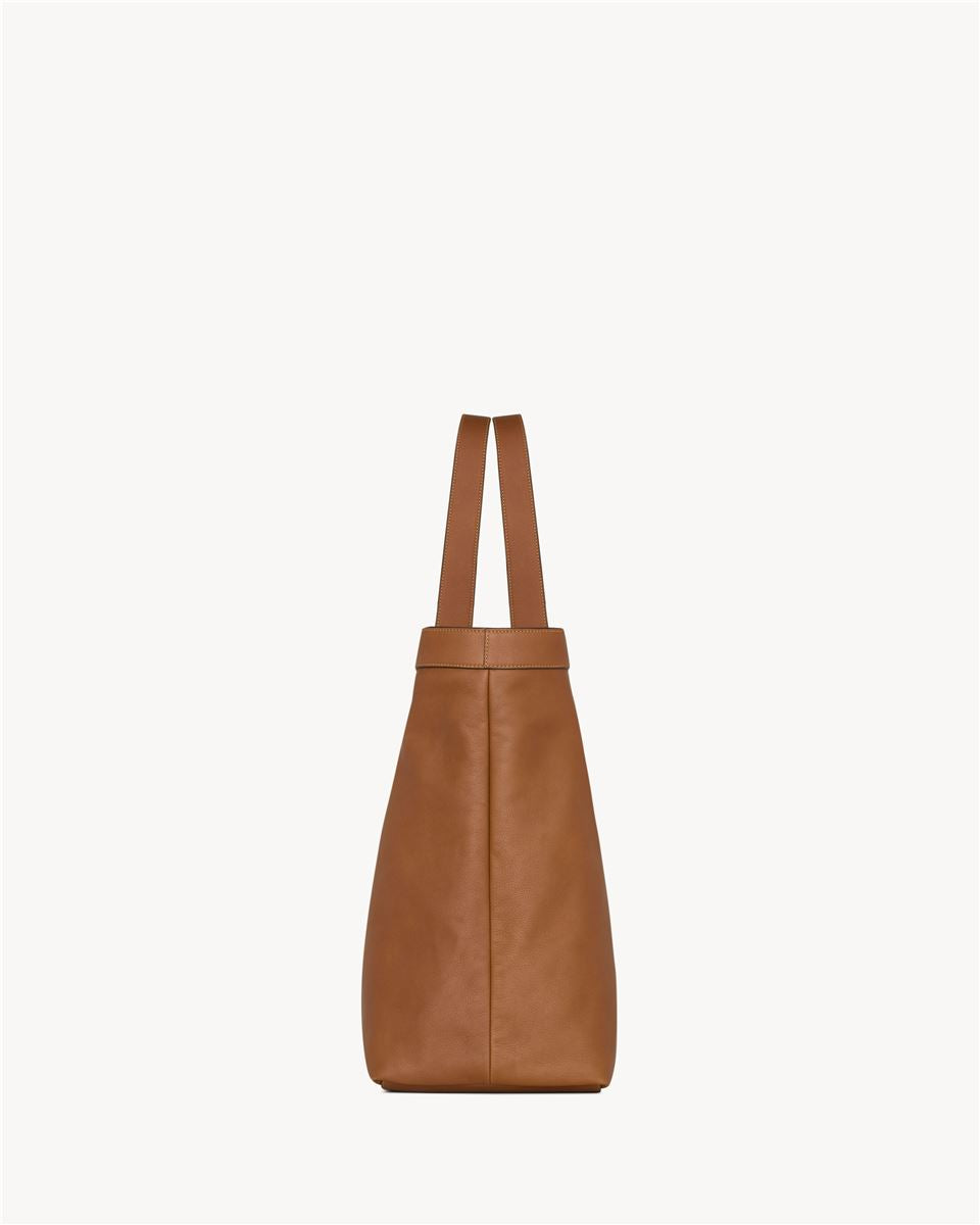 y large tote in leather-SAINT LAURENT-Verso