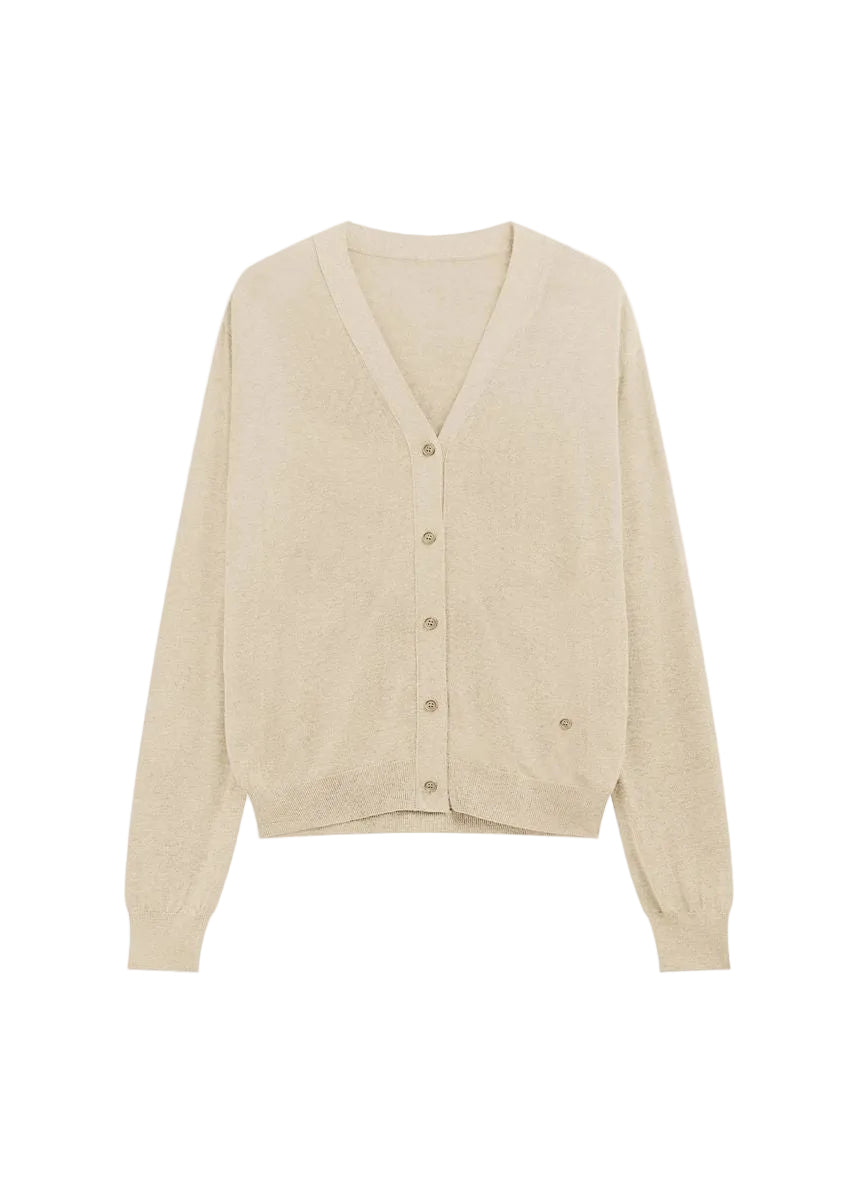 Zina V-Neck Cardigan-THE FRANKIE SHOP-307986-S-Verso