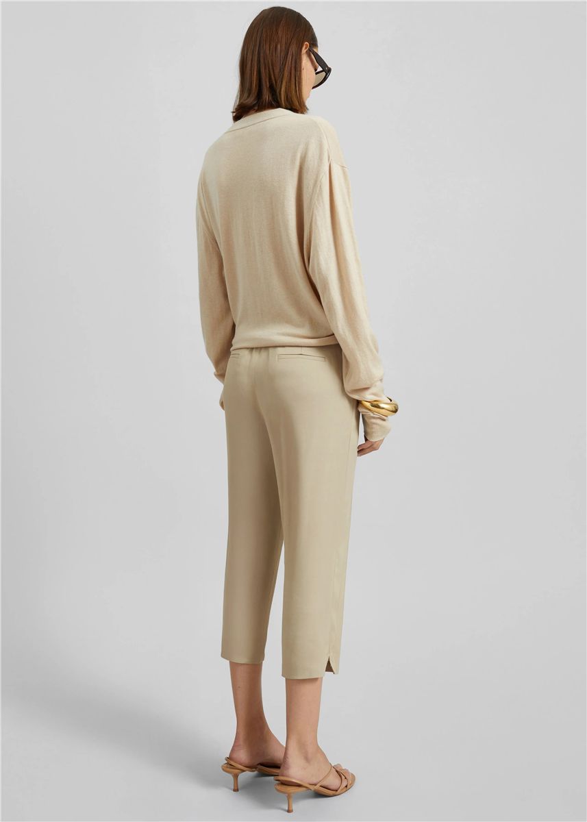 Zina V-Neck Cardigan-THE FRANKIE SHOP-Verso