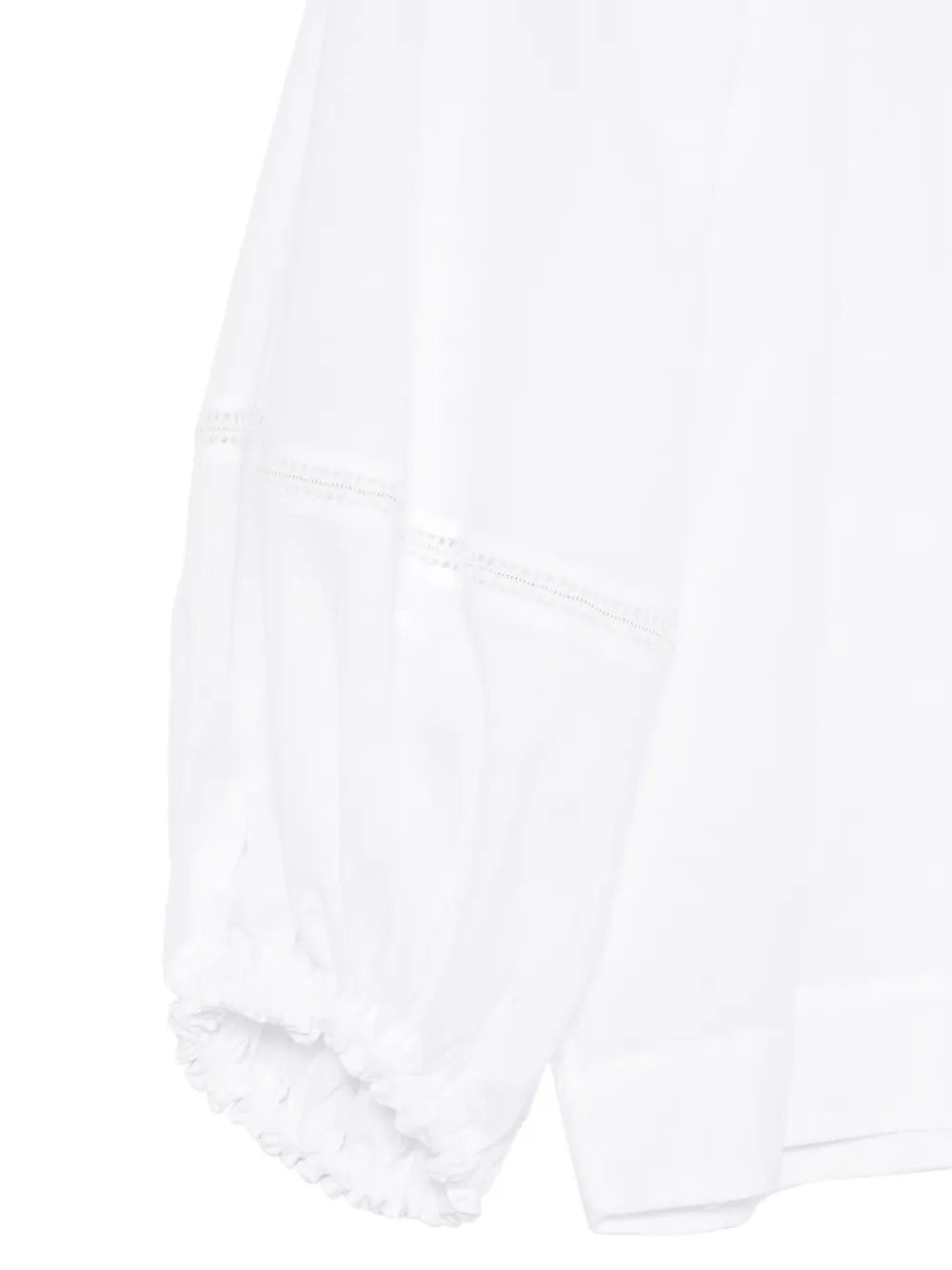 Zip balloon-sleeve blouse-FABIANA FILIPPI-Verso