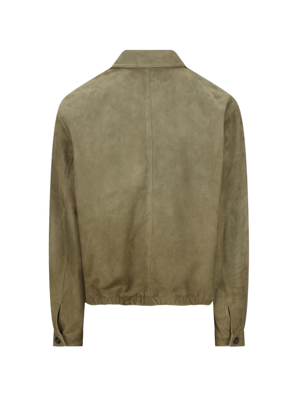 Zip fastening lambskin jacket-PRADA-Verso