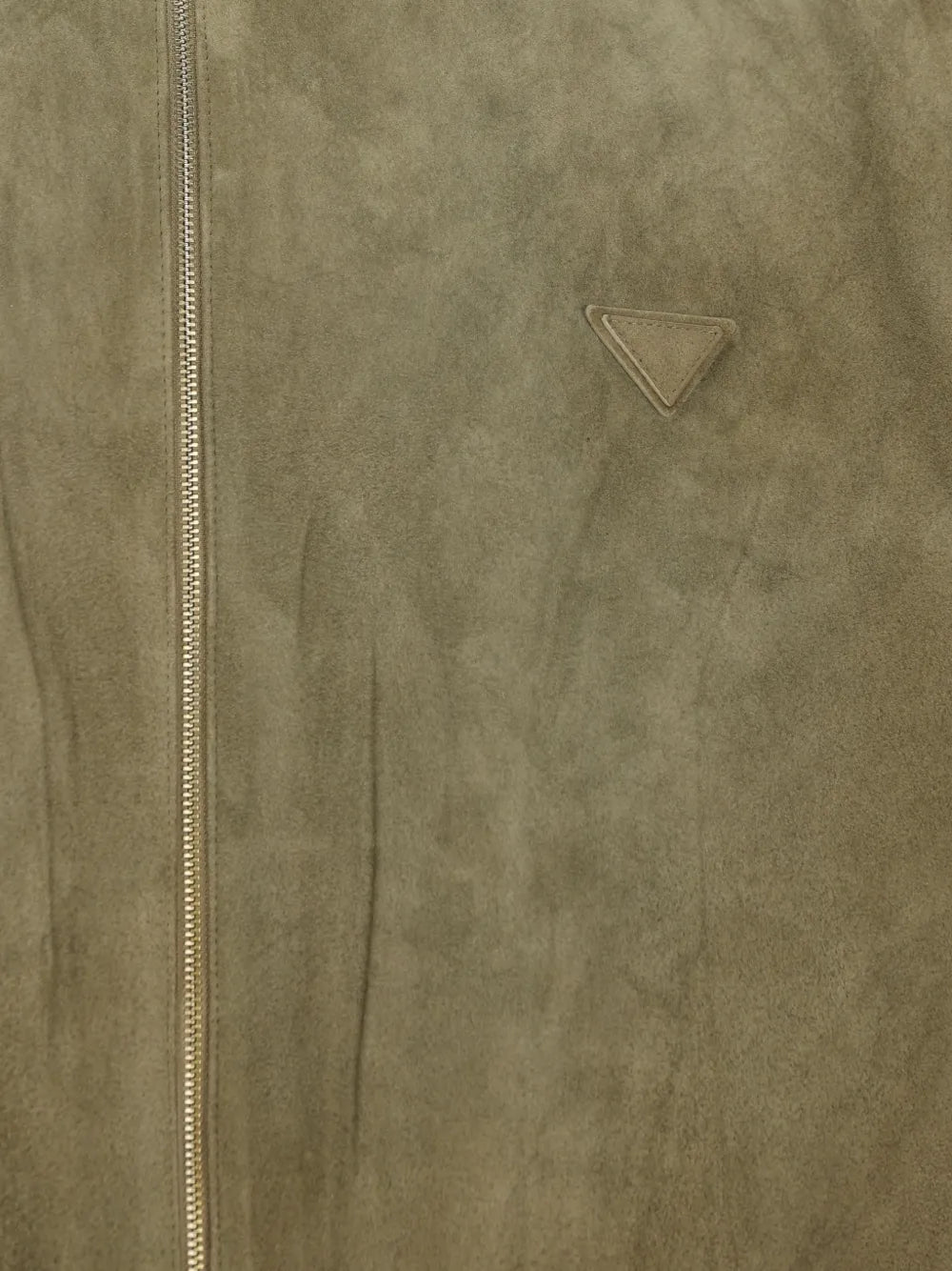 Zip fastening lambskin jacket-PRADA-Verso