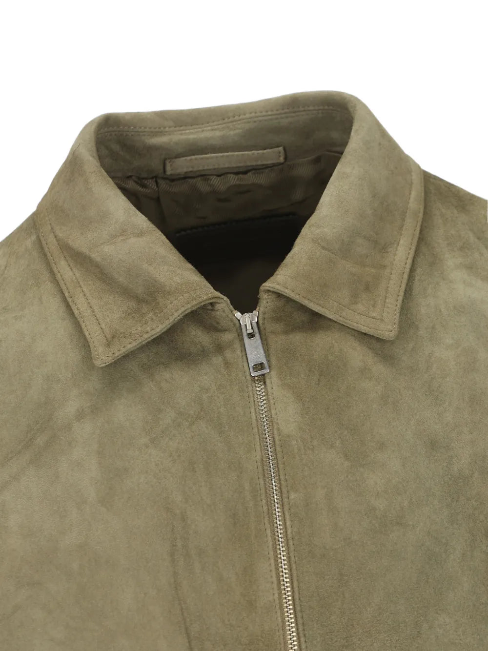 Zip fastening lambskin jacket-PRADA-Verso