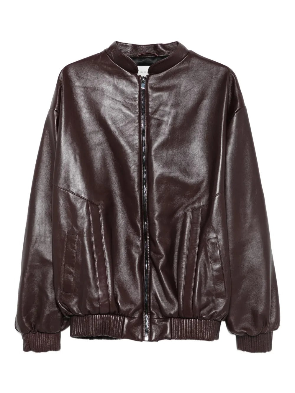Zip-fastening ribbed-cuff jacket-MAGDA BUTRYM-Verso