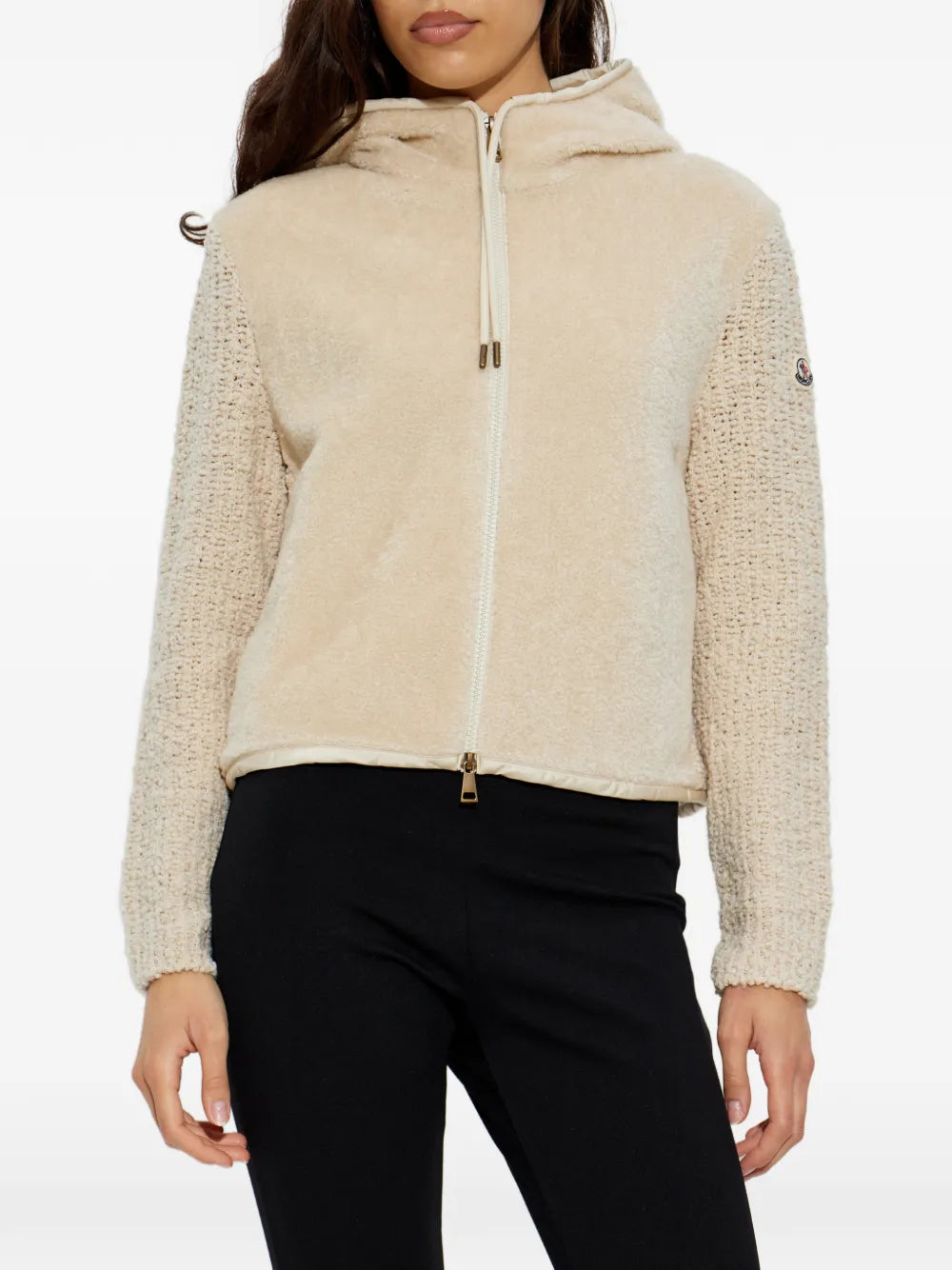 Zip-fastening sweatshirt-MONCLER-Verso
