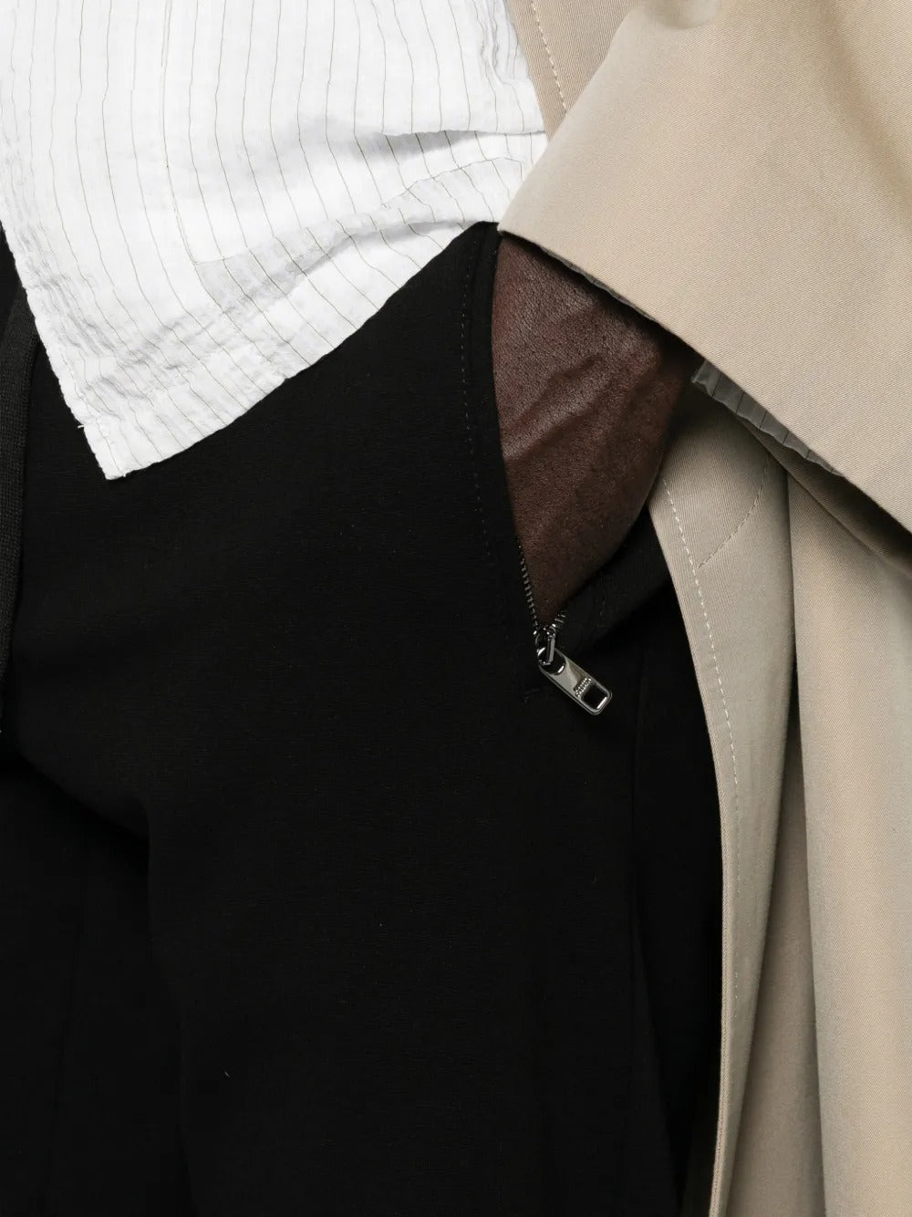 Zip Fastening Trousers-DOLCE&GABBANA-Verso