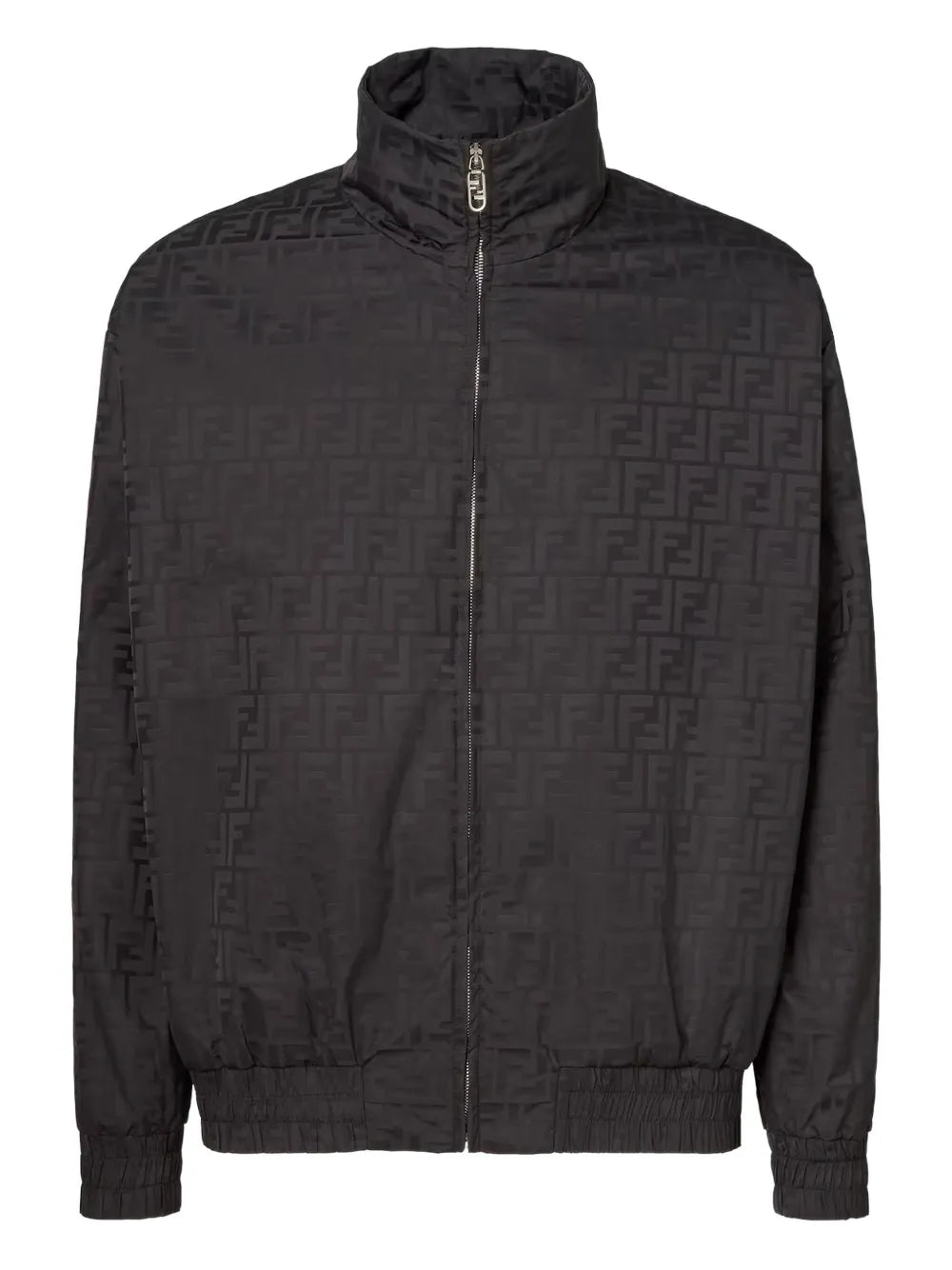 Zip ff-motif bomber jacket-FENDI-Verso