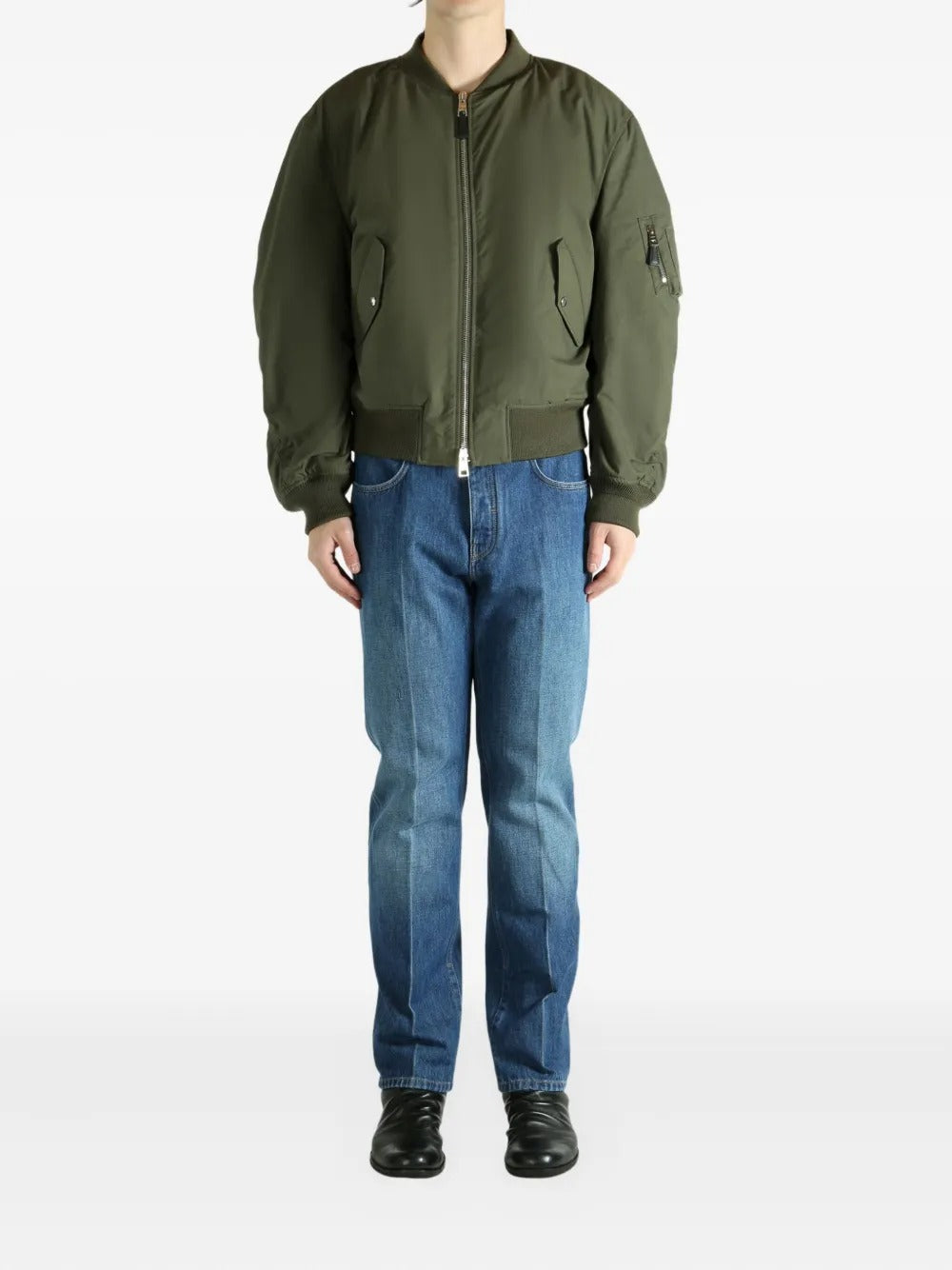 Zip Pocket Cotton Jacket-GIVENCHY-Verso