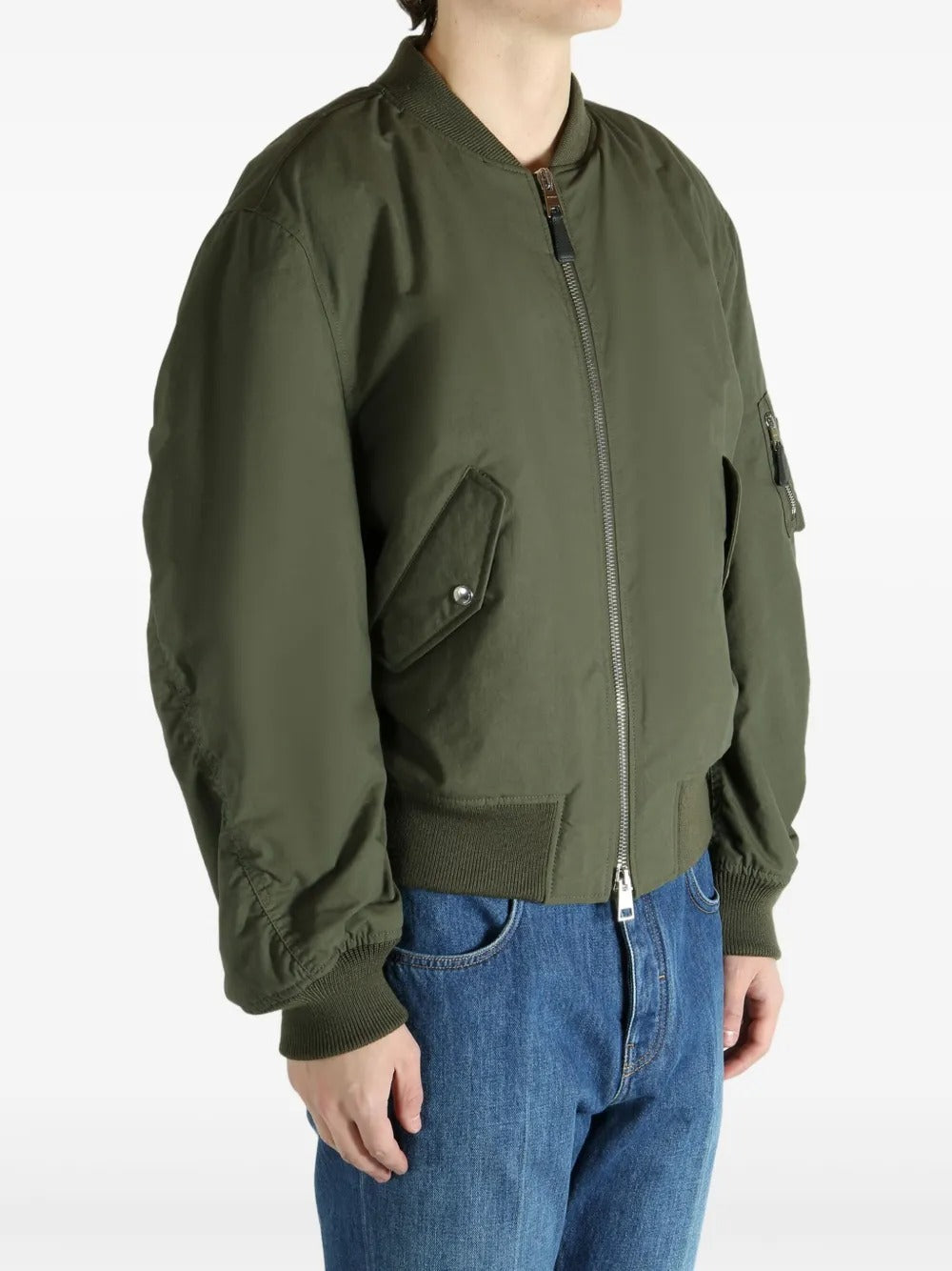 Zip Pocket Cotton Jacket-GIVENCHY-Verso