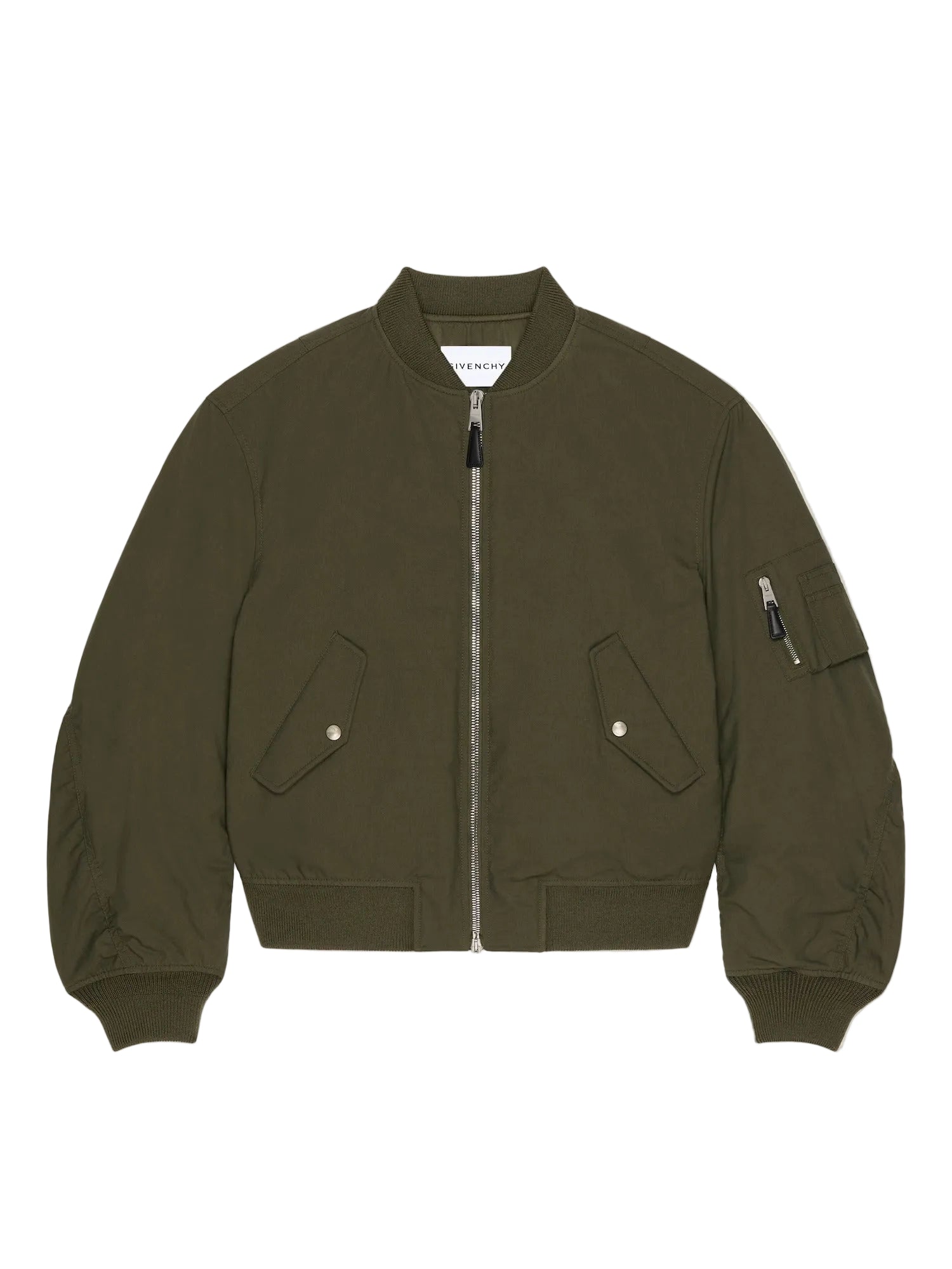 Zip Pocket Cotton Jacket-GIVENCHY-Verso