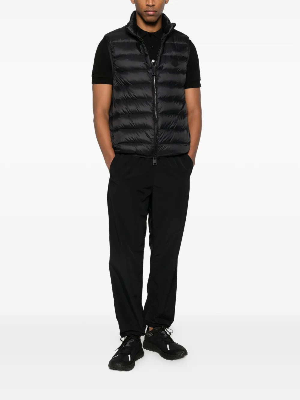 Zip quilted gilet-MONCLER-Verso