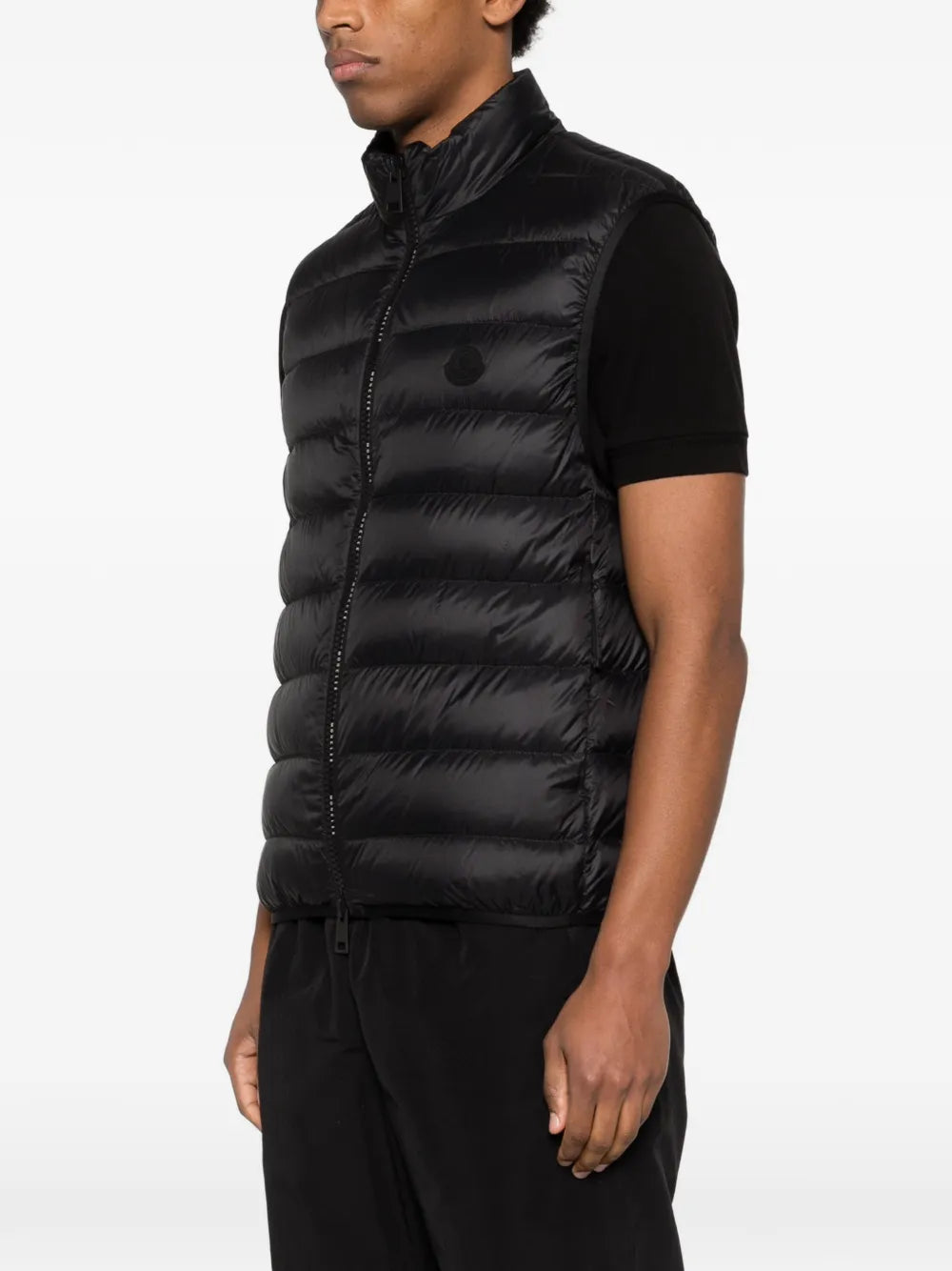 Zip quilted gilet-MONCLER-Verso