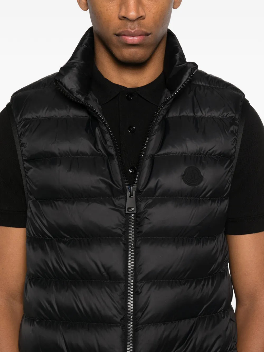 Zip quilted gilet-MONCLER-Verso