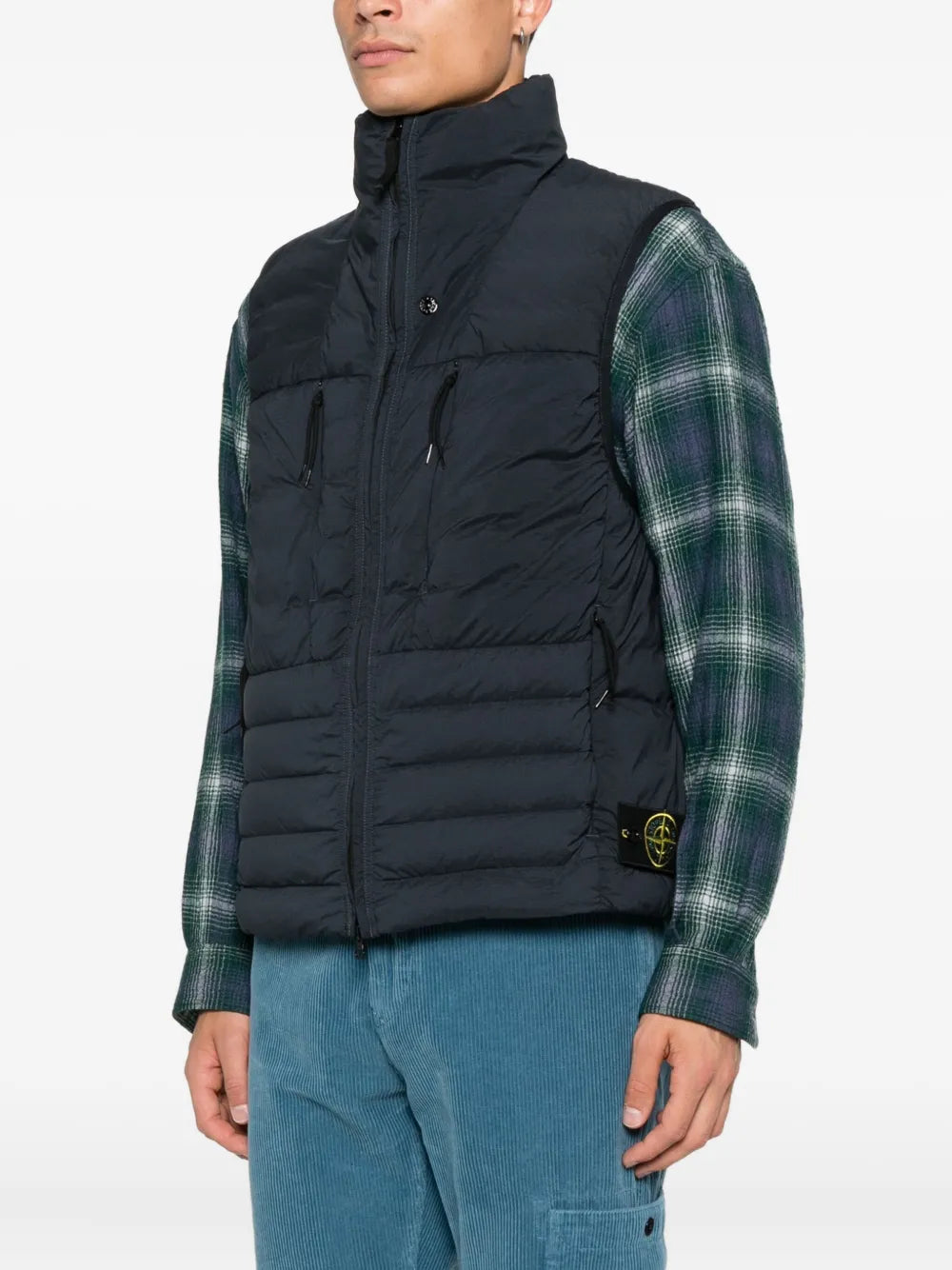 ジャケット・アウター SIESTA's Quilted Nylon Vest Zip Quilted Jacket