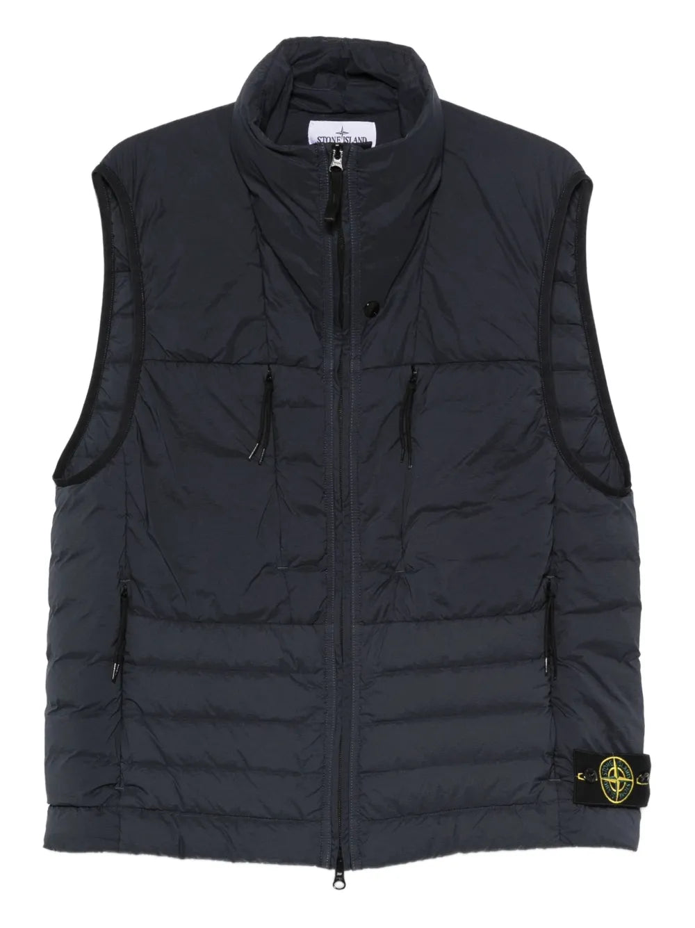 Zip quilted jacket-STONE ISLAND-Verso