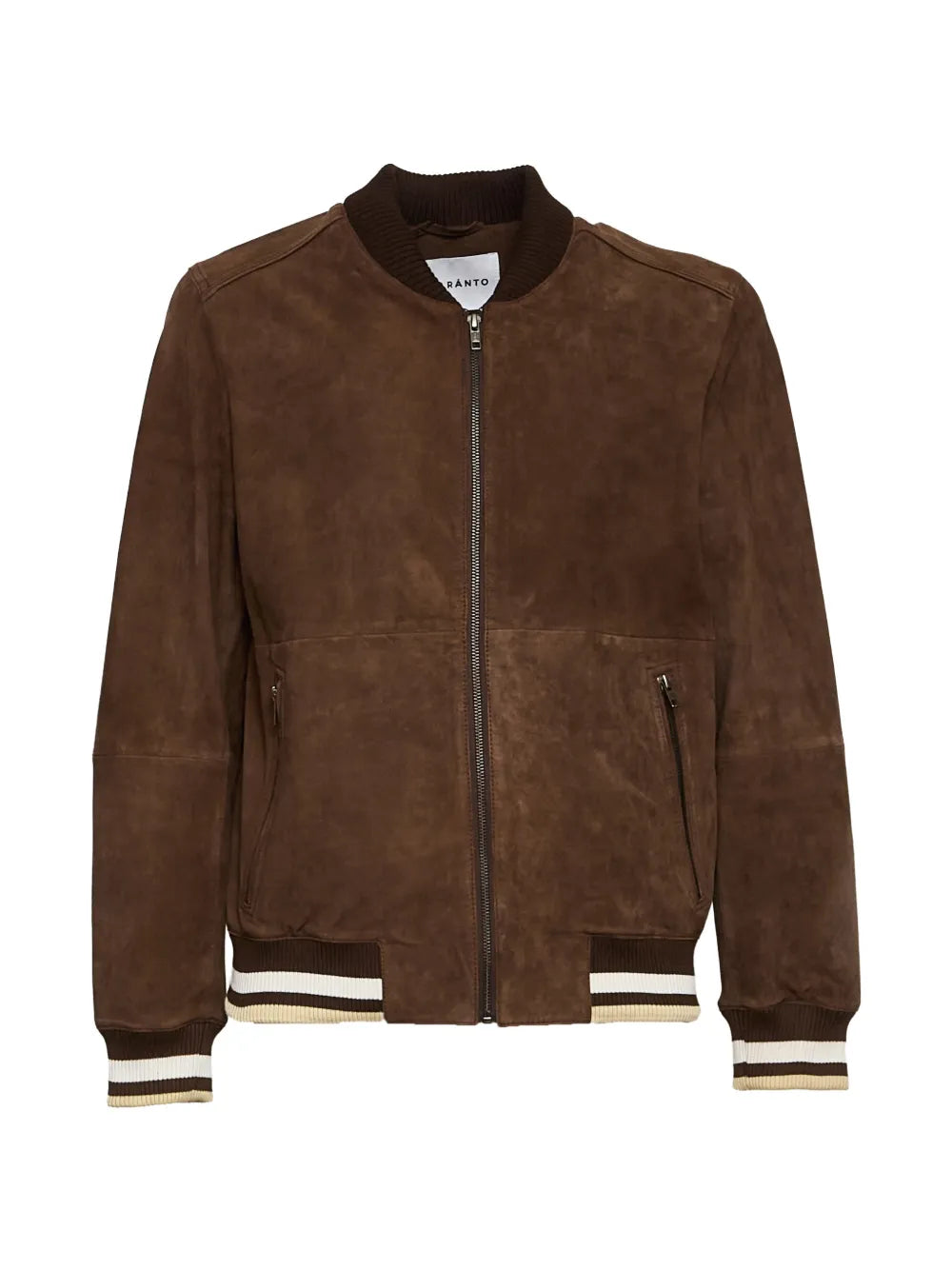 Amaranto zip suede bomber jacket-AMARÁNTO-308947-46-Verso