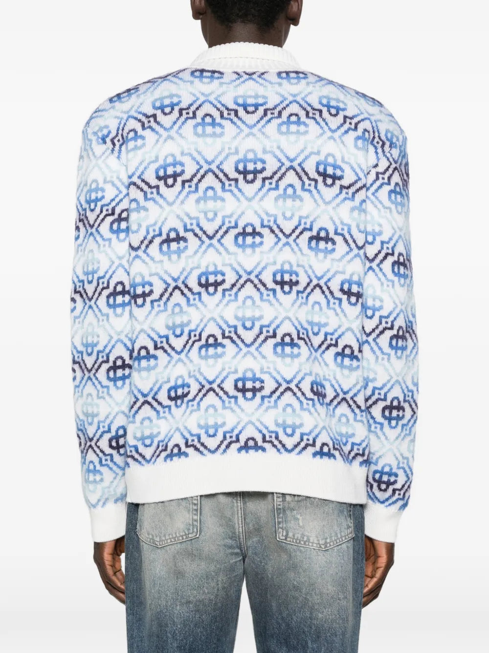 Zip-up cardigan-CASABLANCA-Verso