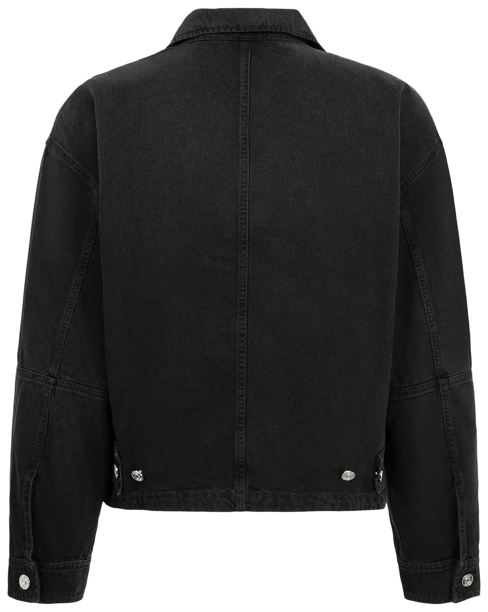 Zip-up denim jacket-AMIRI-Verso