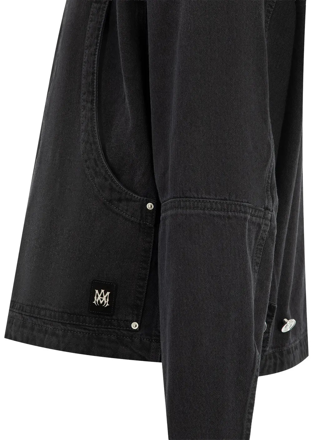 Zip-up denim jacket-AMIRI-Verso