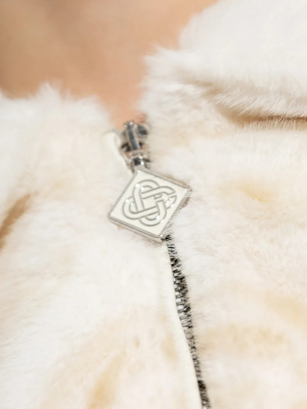 Zip-up faux-fur jacket-CASABLANCA-Verso