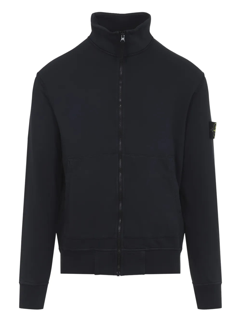 Zip-up high-neck sweater-STONE ISLAND-Verso