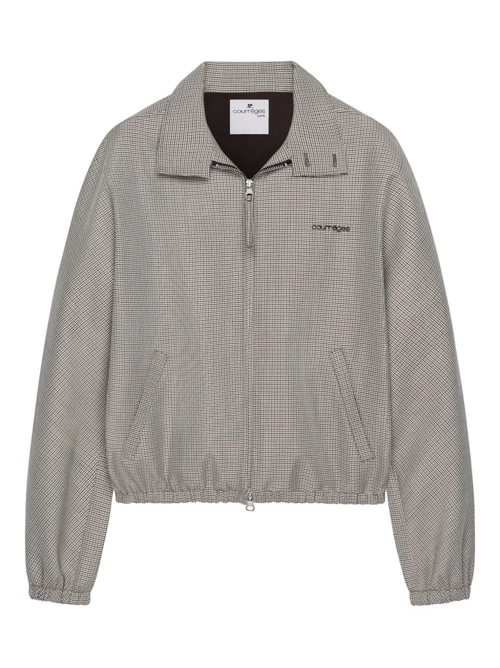 Zip-up pattern jacket-COURRÈGES-Verso